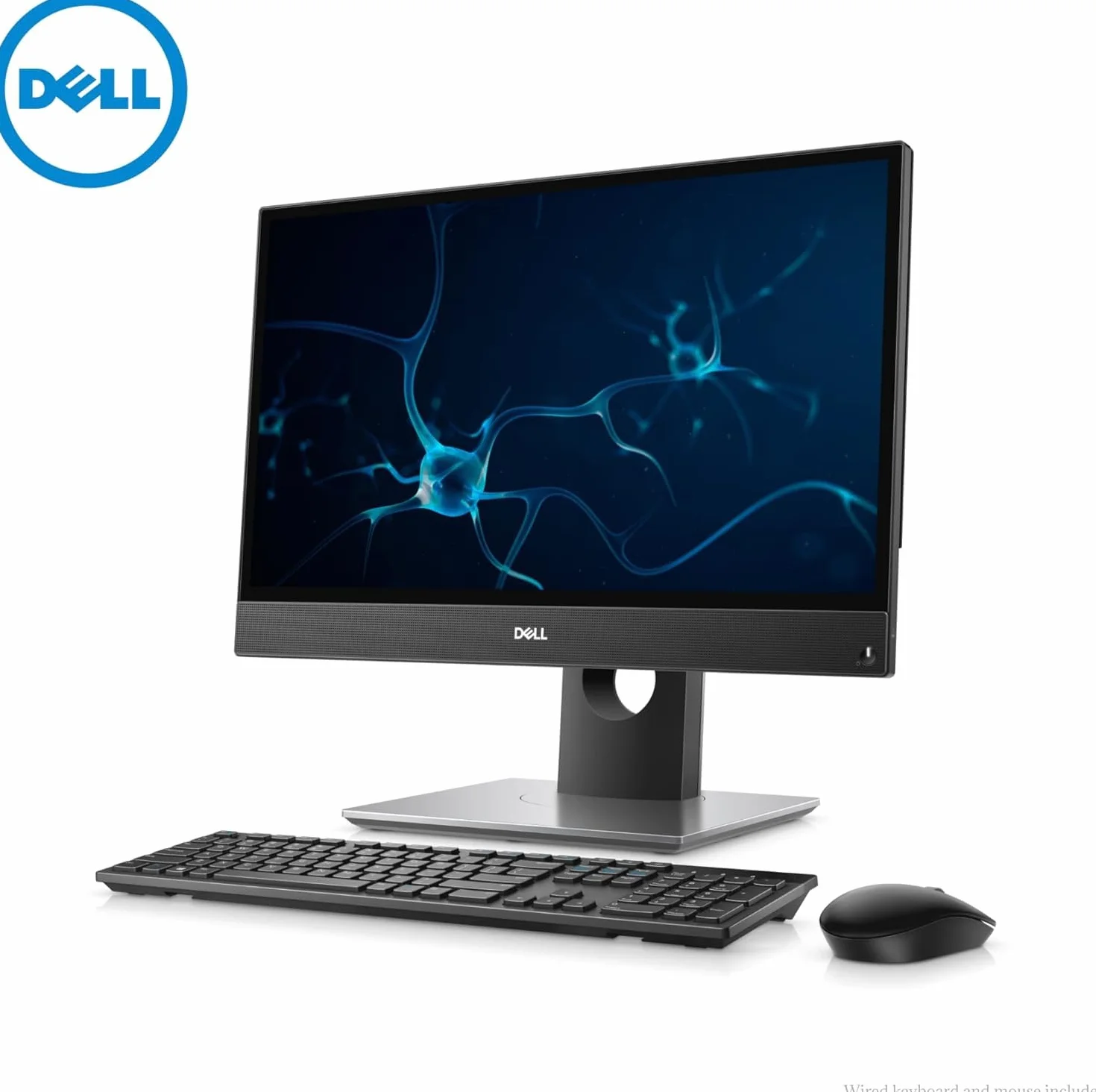Dell Optiplex 3280 - Ordenador de sobremesa todo en uno, con monitor de 21,5 pulgadas, Intel Core i5-10500, 8 GB de RAM, 256 GB SSD, WiFi, Bluetooth, teclado QWERTY de EE.UU., Windows 11 Pro