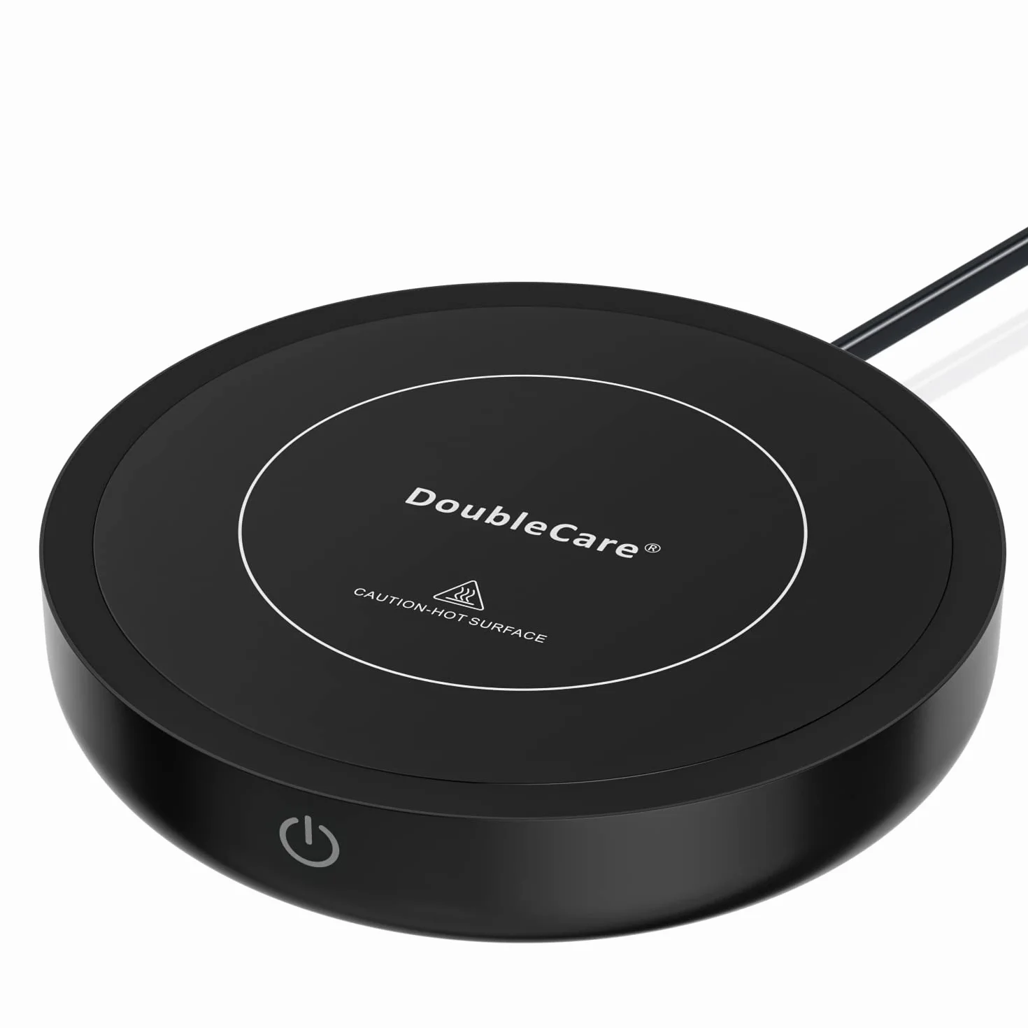 Calentador de Tazas de Café, 36 vatios Calentador Bebidas con Tres ajustes de Temperatura (Up To 176°F/80℃), Placa Calentadora de Tazas para Té/Agua/Leche, Incluye Taza
