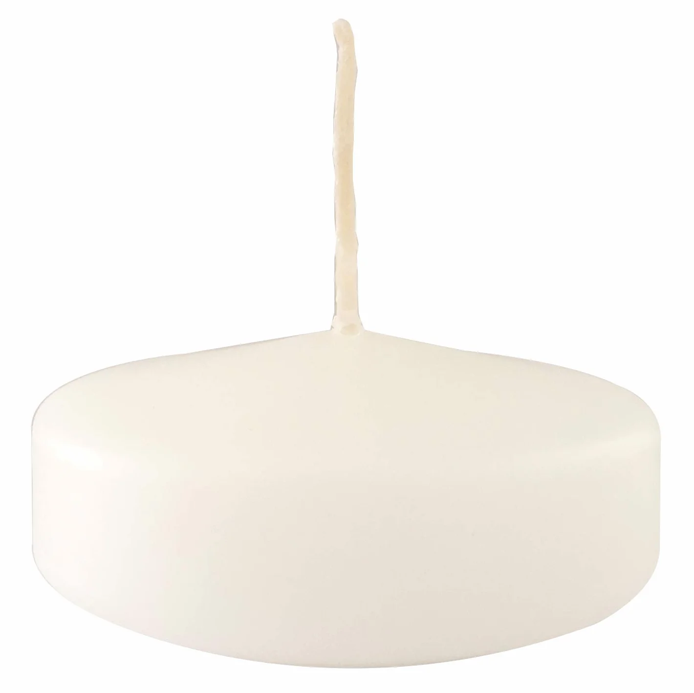 Paquete de 28 velas flotantes - Diámetro 5 cm - 5,5 horas de duración - Color blanco - Cereria Di Giorgio
