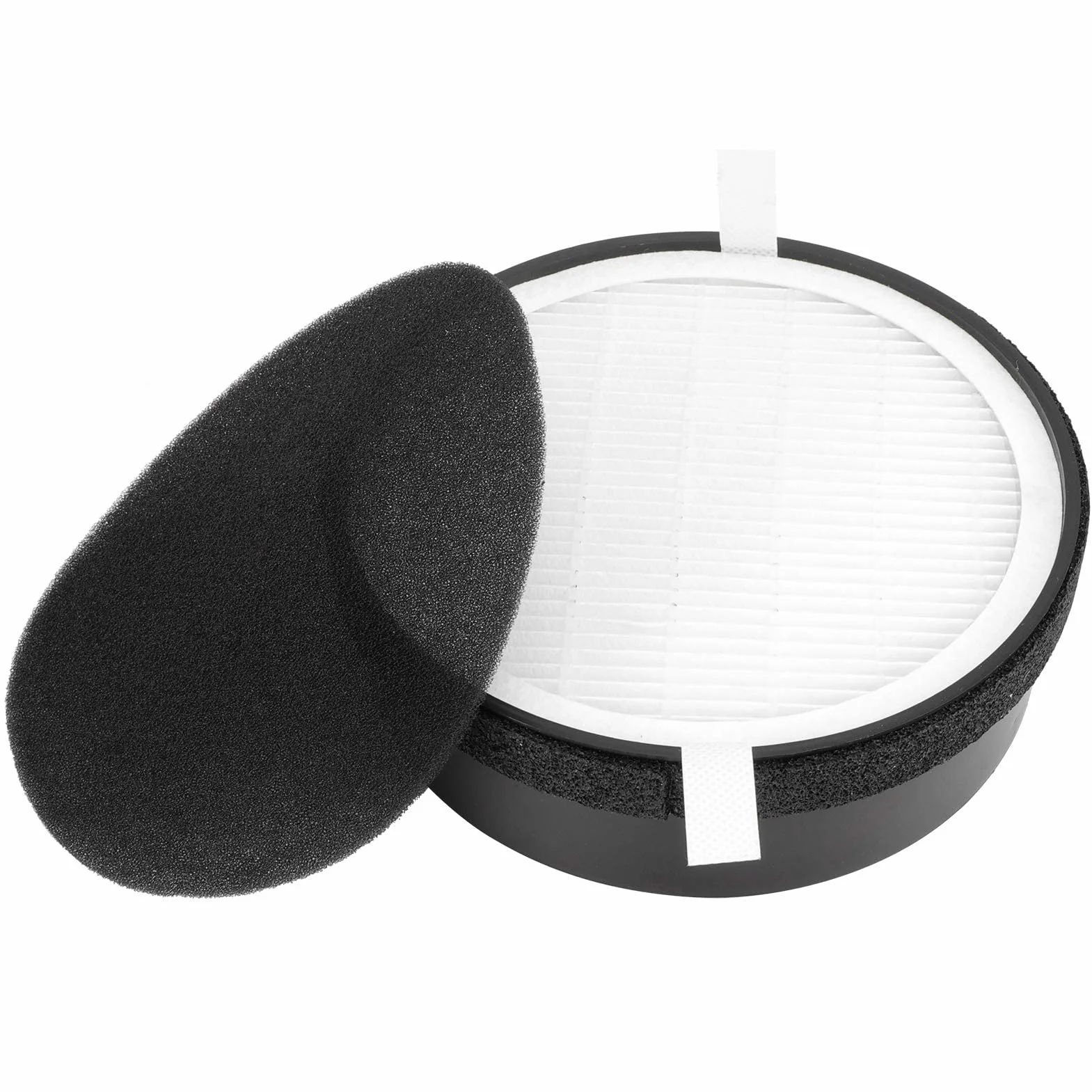 Filtro de repuesto HEPA H13 3 en 1 compatible con Levoit H132 H132-RF, negro