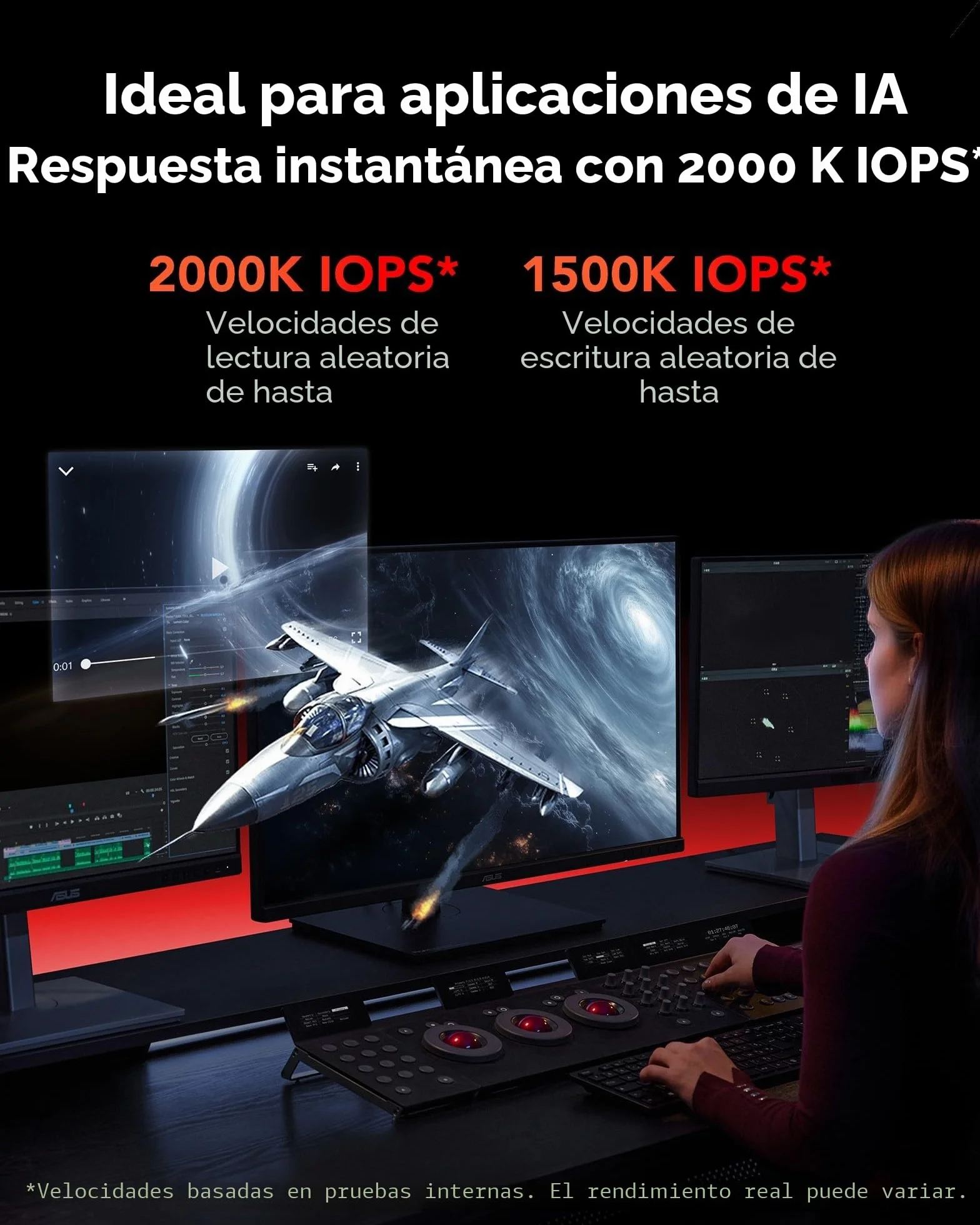 Lexar Ares Pro SSD 1TB PCIe Gen5 NVMe M.2 SSD Interno, hasta 14.000 MB/s de Lectura – para Aplicaciones de IA, Juegos AAA, Edición de Video, Compatible con PC, Laptops & PS5