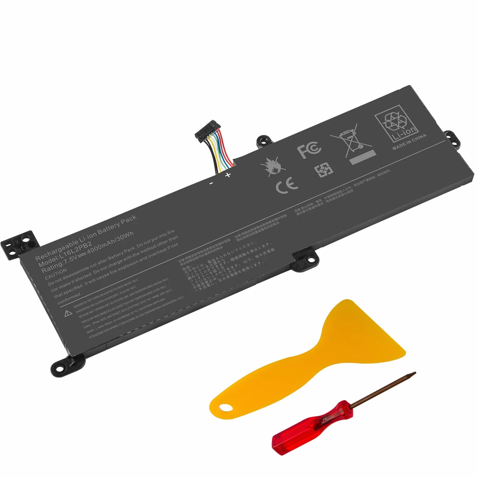 LabTEC L16L2PB2 Batería para portátil IdeaPad L16C2PB2 L16C2PB1 L16L2PB2 L16L2PB1 320-15ISK 320-15IAP 320-15IKB 320-15AST 320-15IAP 320-14ISK 320-17IKB