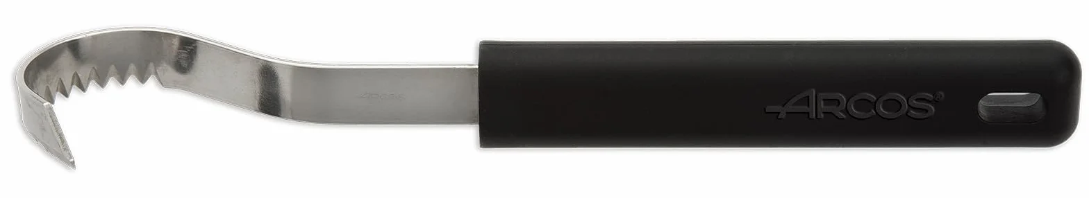 Arcos Cortador mantequilla con Hoja Acero Inoxidable y mango polipropileno negro. Perfecto para crear hermosos rizos mantequilla. Gadgets profesionales.