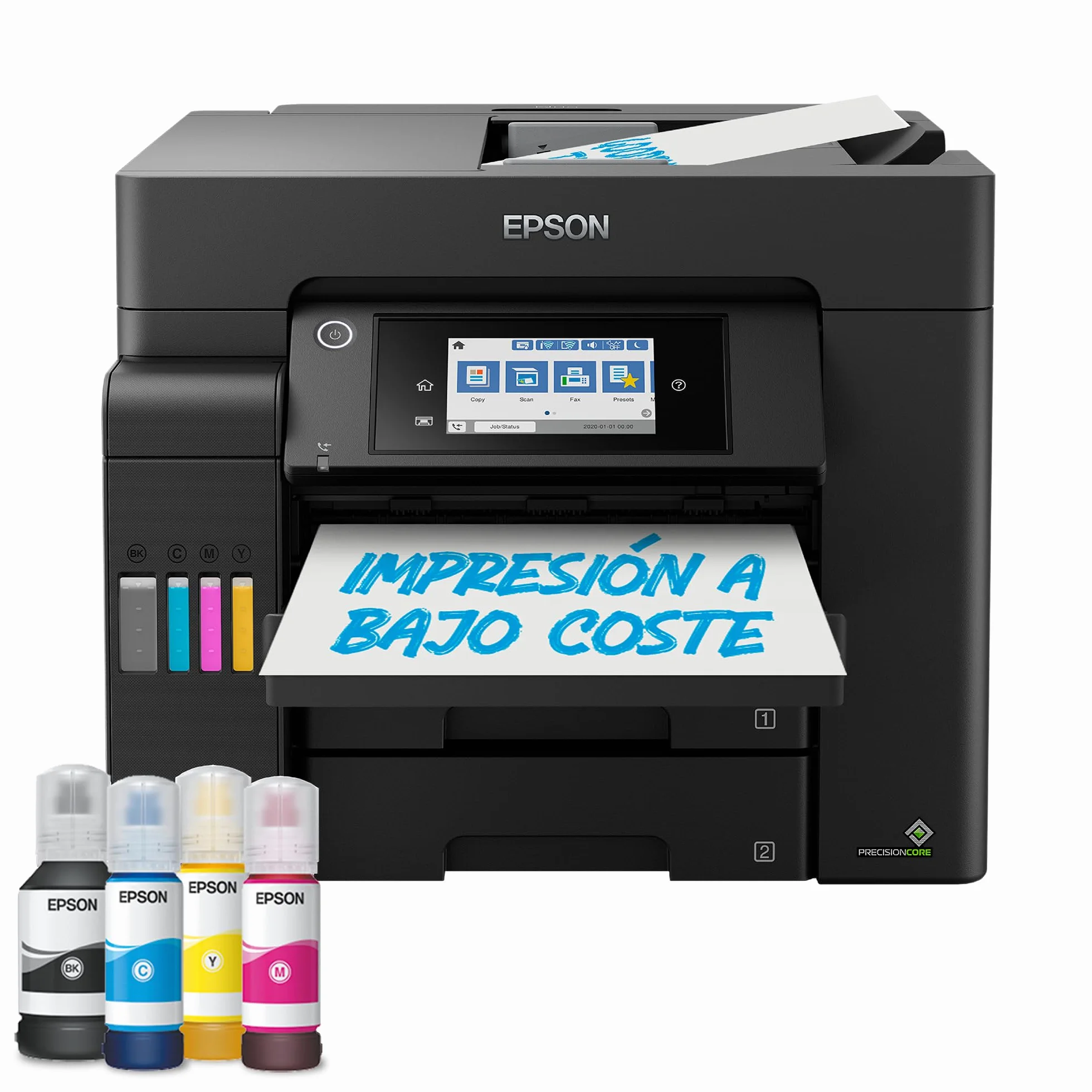 Epson Impresora multifunción EcoTank ET-5805 A4 con depósito de Tinta, conexión Wi-Fi y fax