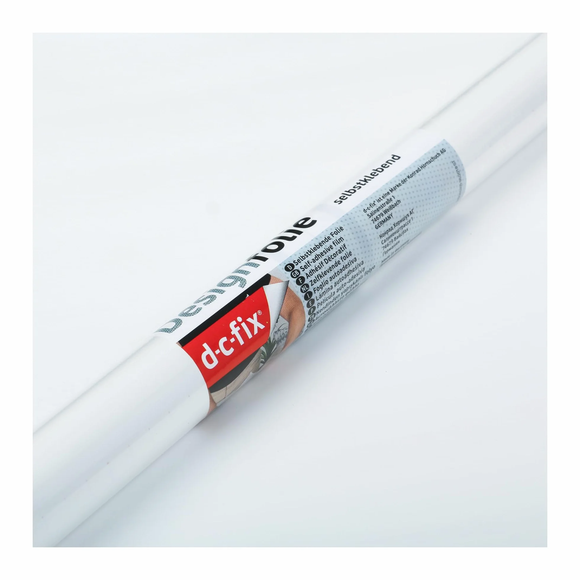 d-c-fix vinilo adhesivo decorativo Blanco 67,5 cm x 2 m film para muebles cocina armarios