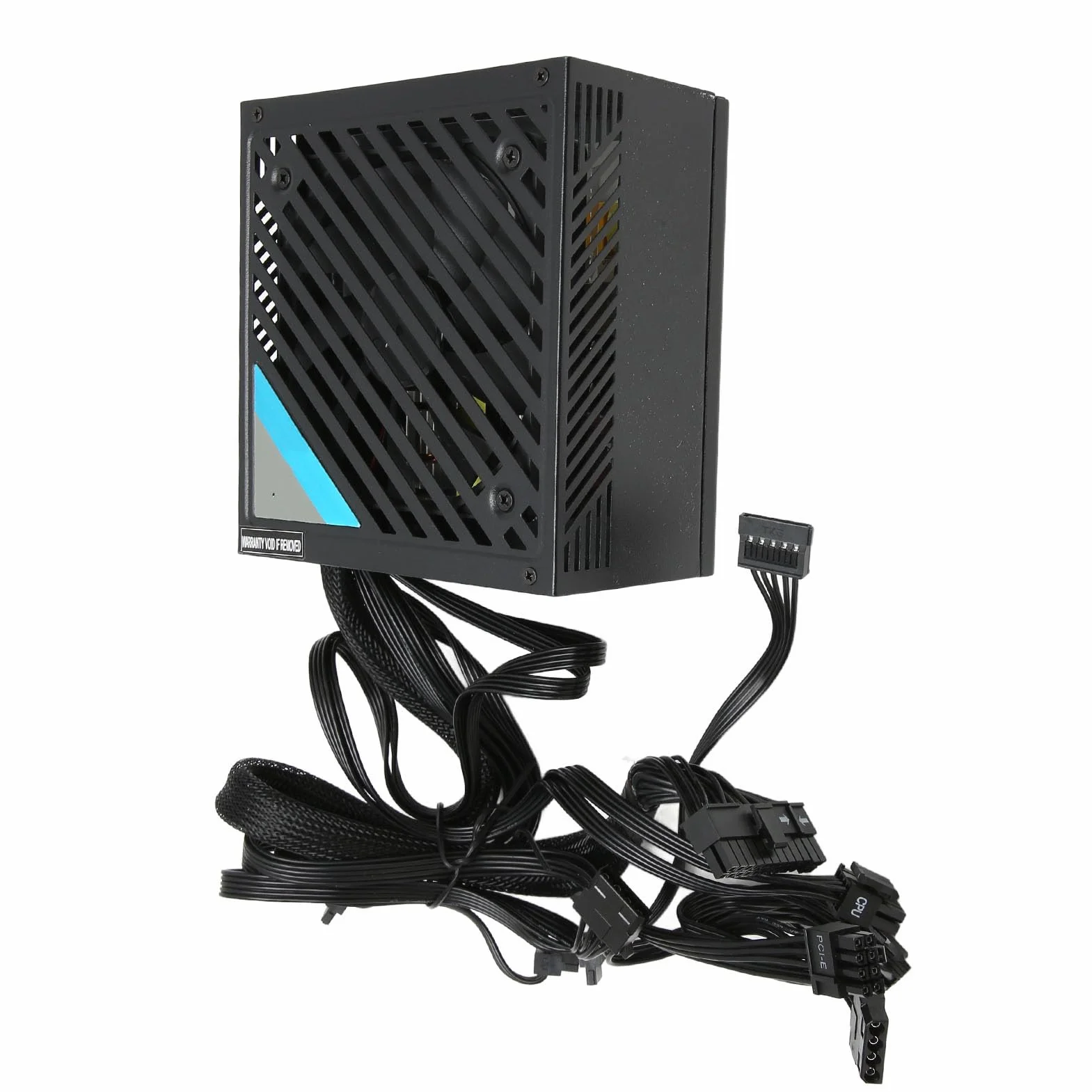 Yunseity Fuente de Alimentación Activa de PFC, Fuente de Alimentación Activa del Ordenador de la PC del Juego de 550W/650W/750W 80 PFC ATX, de Poco Ruido (ATX-750W)