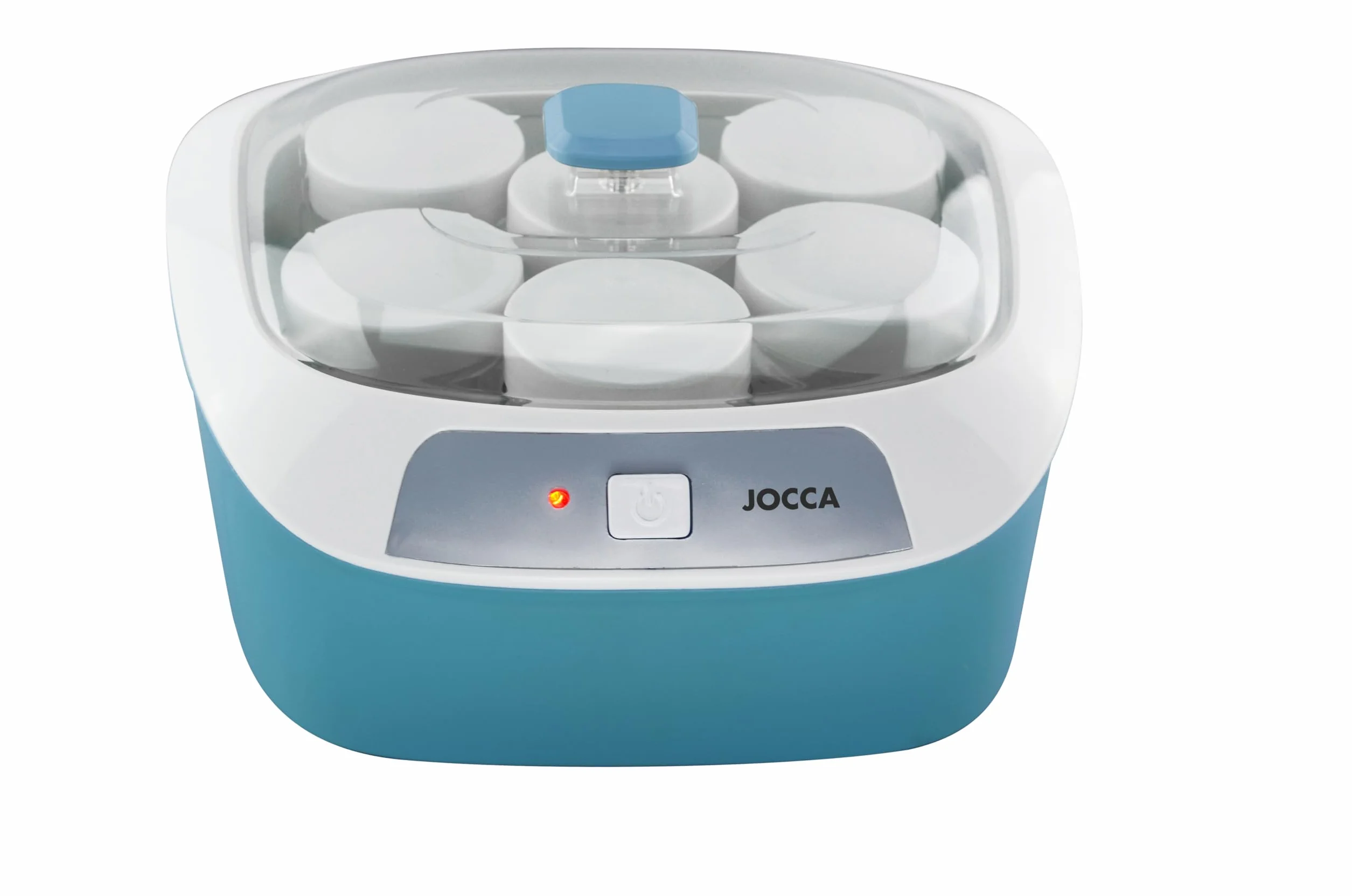 JOCCA Yougurtera 6 Tarros de Cristal 170ml 20W Control Automático de Temperatura