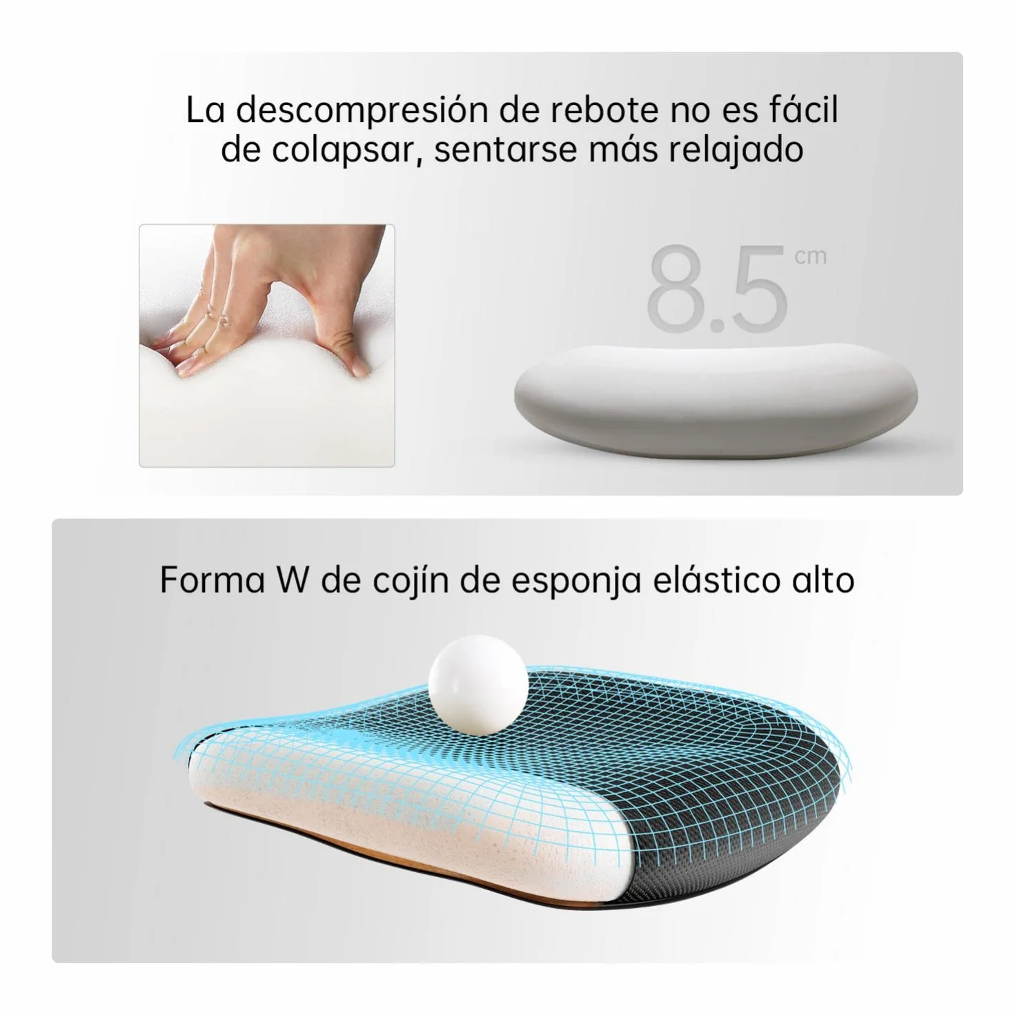 SIHOO M18 Silla Ergonómica de Oficina, Soporte Lumbar Ajustable, Reposacabezas, Apoyabrazos, Malla Giratoria, 150 kg