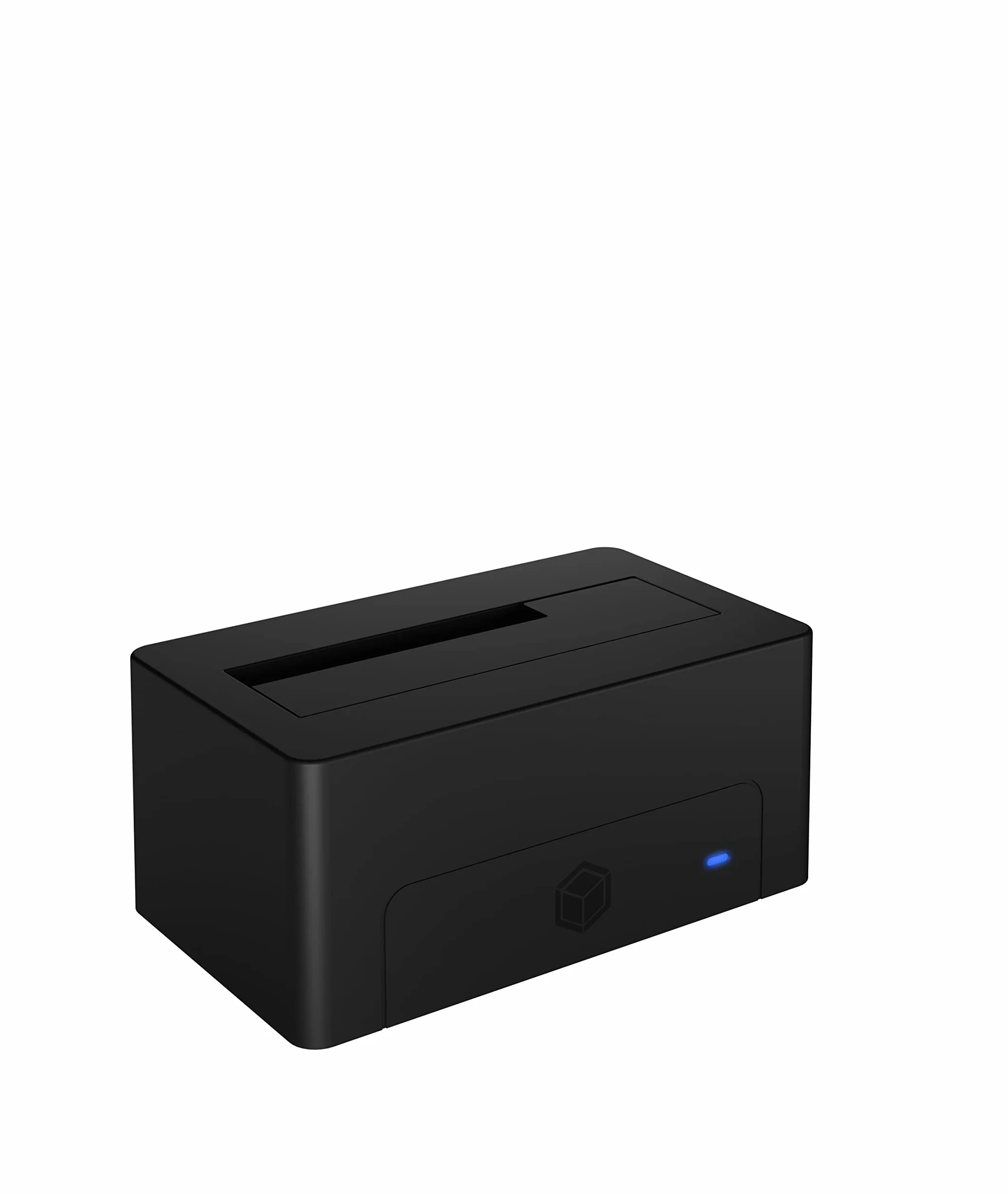 Icy Box HDD / Hard Drive Docking Station USB 3.0 para SATA 2.5" & 3.5", Estación de Clonación y Lector de Disco Duro, Adaptador, Externo, Negro, IB-1121-U3