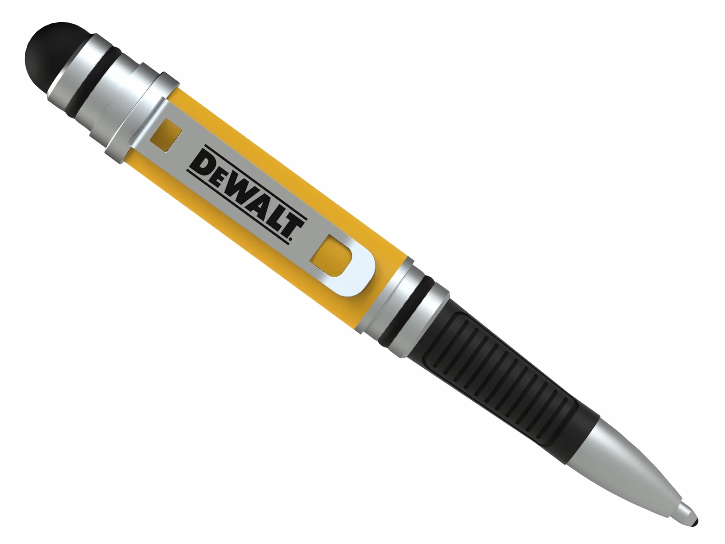 DeWALT El lápiz Capacitivo 3 en 1 Funciona con quioscos Digitales, teléfonos y tabletas, Mientras Que la Punta de Nailon es Apta para Teclado