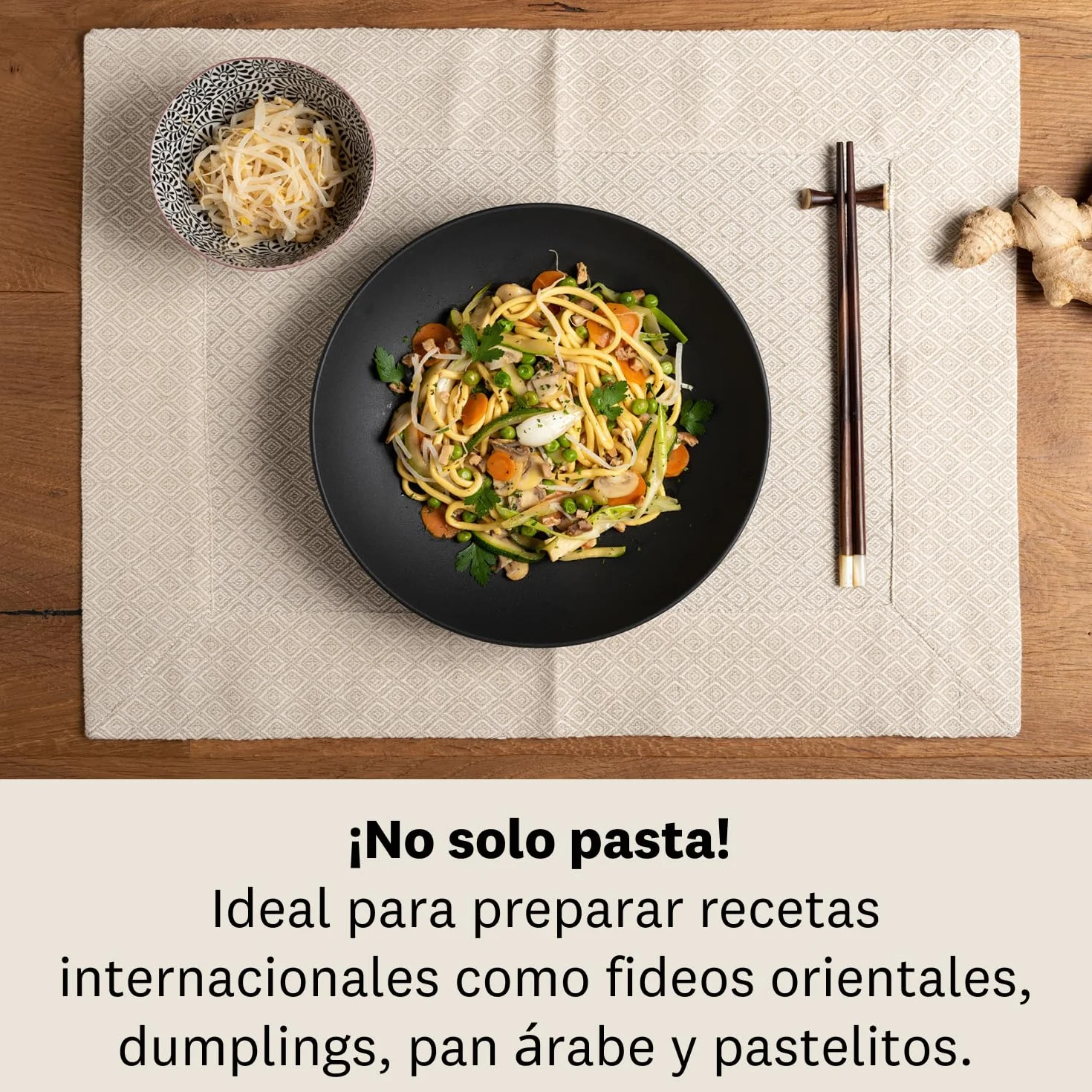 Marcato Atlas 150 + Motor Máquina eléctrica para pasta de acero inoxidable