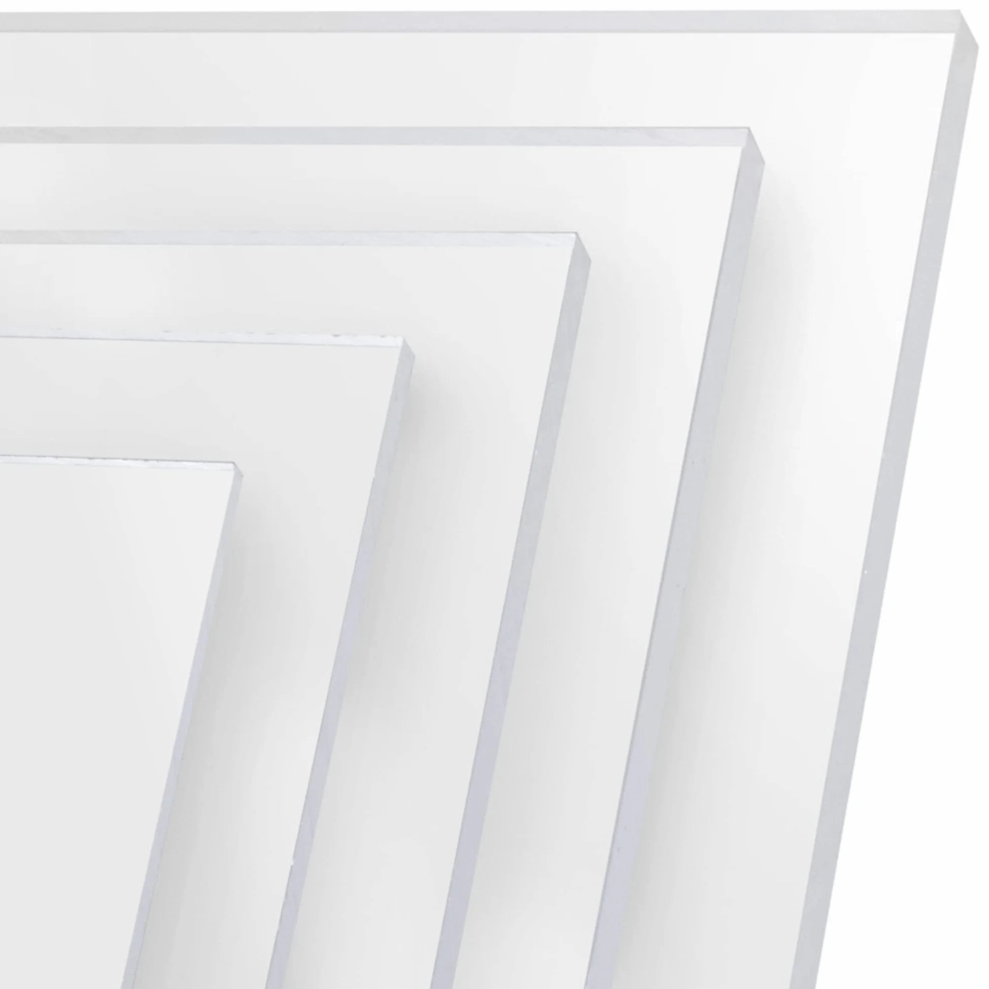FRAMO Placa de cristal acrílico transparente 70 x 14 cm 3 mm grosor resistente a rayos UV