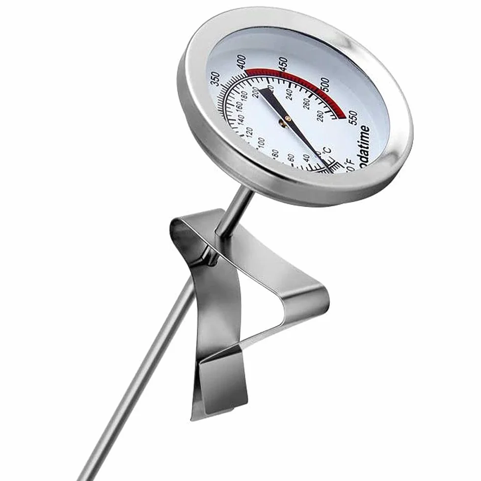 Sonda larga de acero inoxidable para freidora de aceite termómetro de barbacoa temperatura