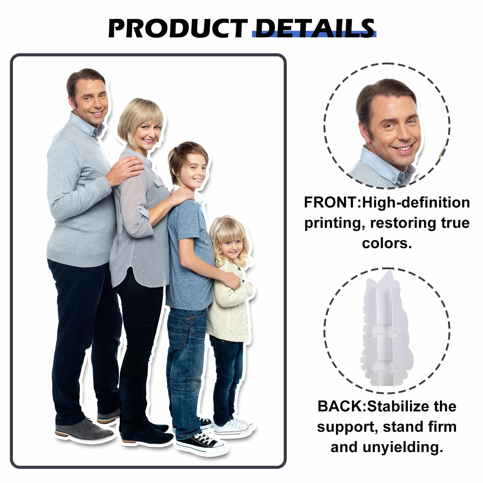Figura de Cartón Tamaño Real Personalizada - Silueta a Medida para Regalos de Boda Únicos