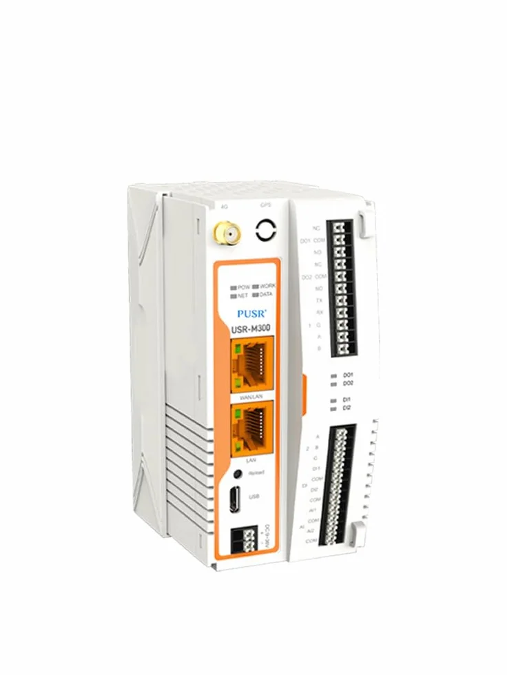 Computación de Borde de Alto Rendimiento Protocolo de Puerta de Enlace Industrial IoT Conversión NodeRED Desarrollo Gateway Expander IO Soporte para Ethernet y LTE - cat4 Celular USR-M300-GL