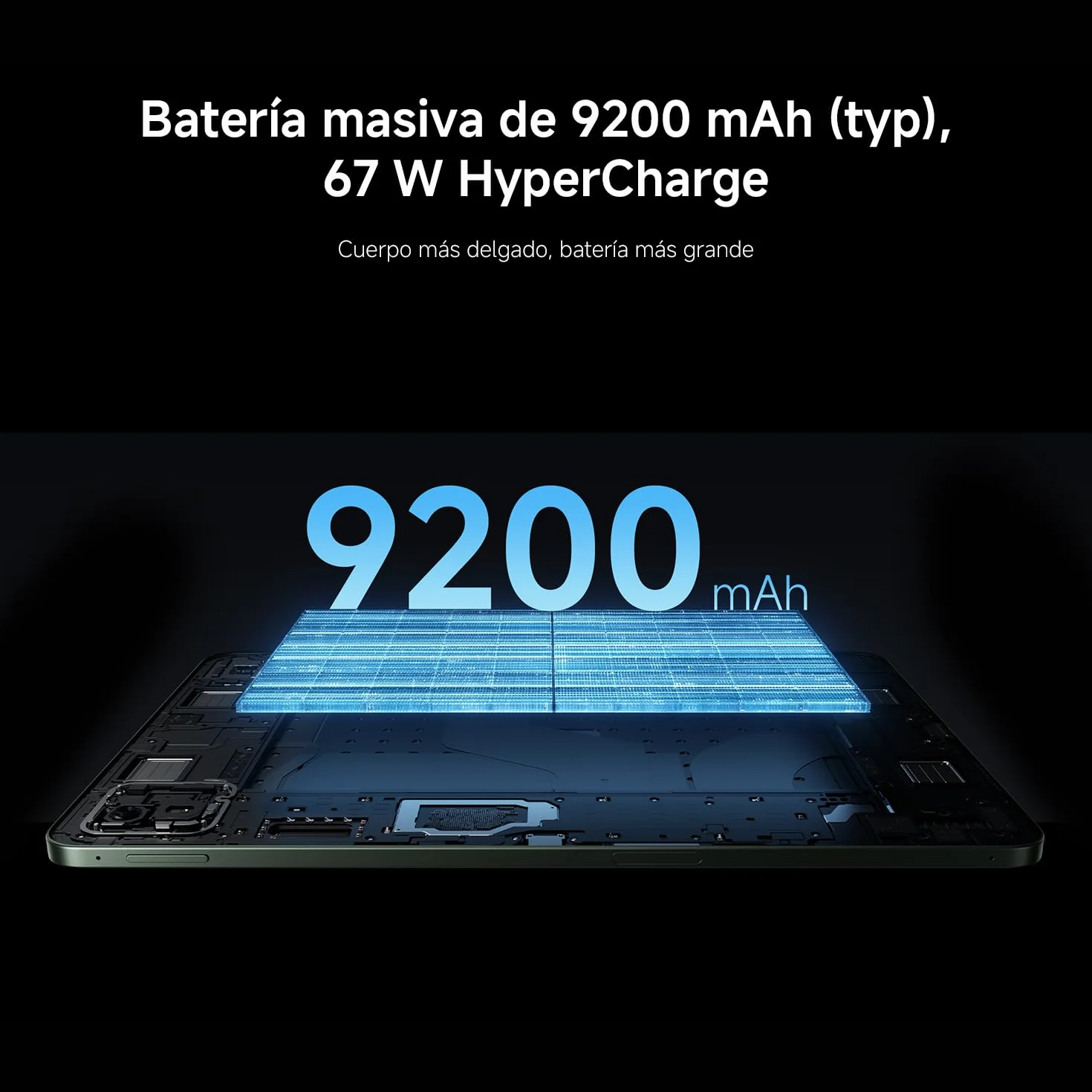 XIAOMI Pad 8 Pro Matte Glass 11.2" 3.2K Tablet Gris (Snapdragon 8 Elite, 12GB RAM, 512GB ROM, WiFi 7, 9200 mAh)