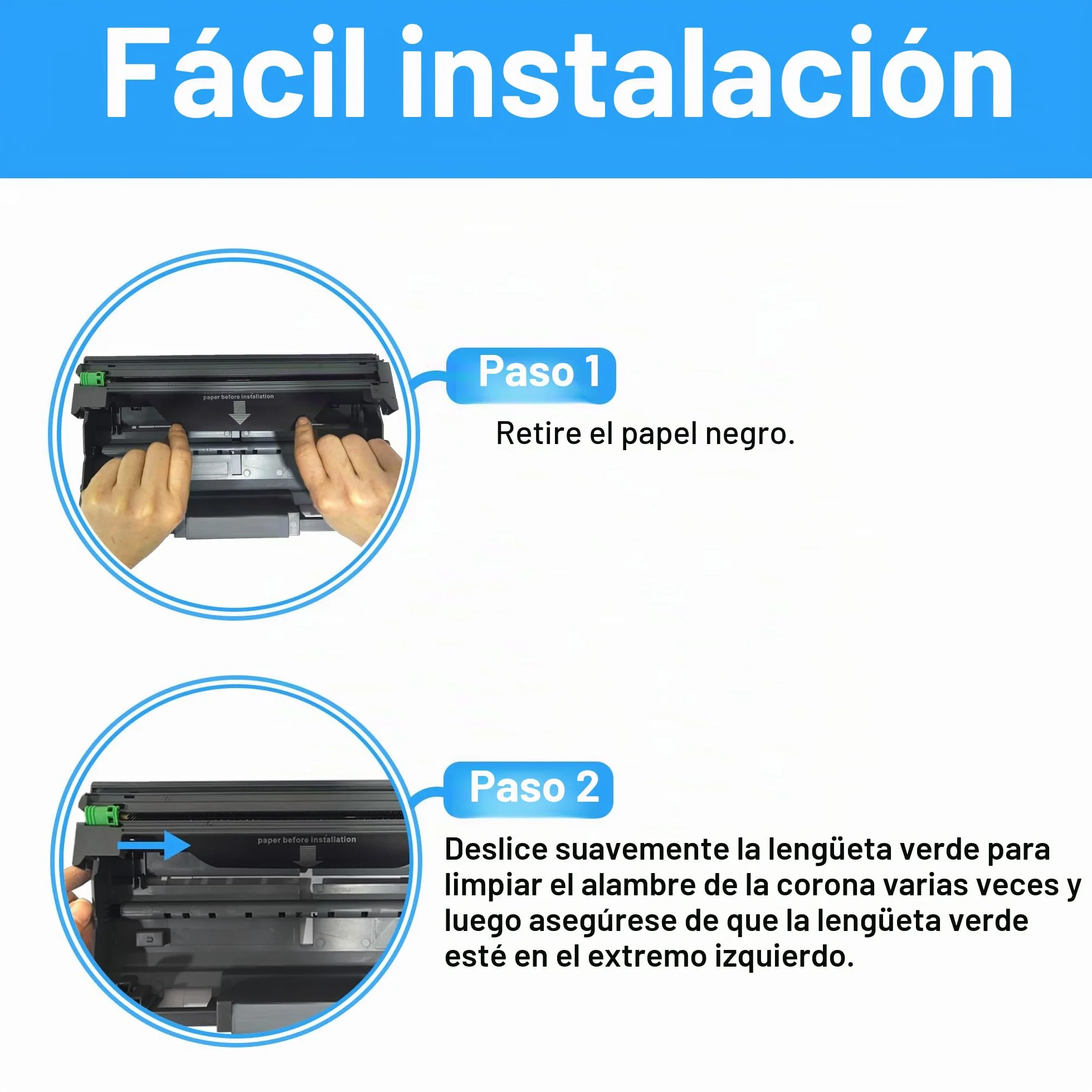 LCL Tambor Compatible DR3100 DR-3100 DR3200 DR-3200 Reemplazo para Brother DCP-8060 DCP-8065DN HL-5240 HL-5240 L HL-5250 HL-5250 D HL-5250DN HL-5270DN HL-5270 DNLT MFC-8460N MFC-8860DN DCP-8070(Negro)