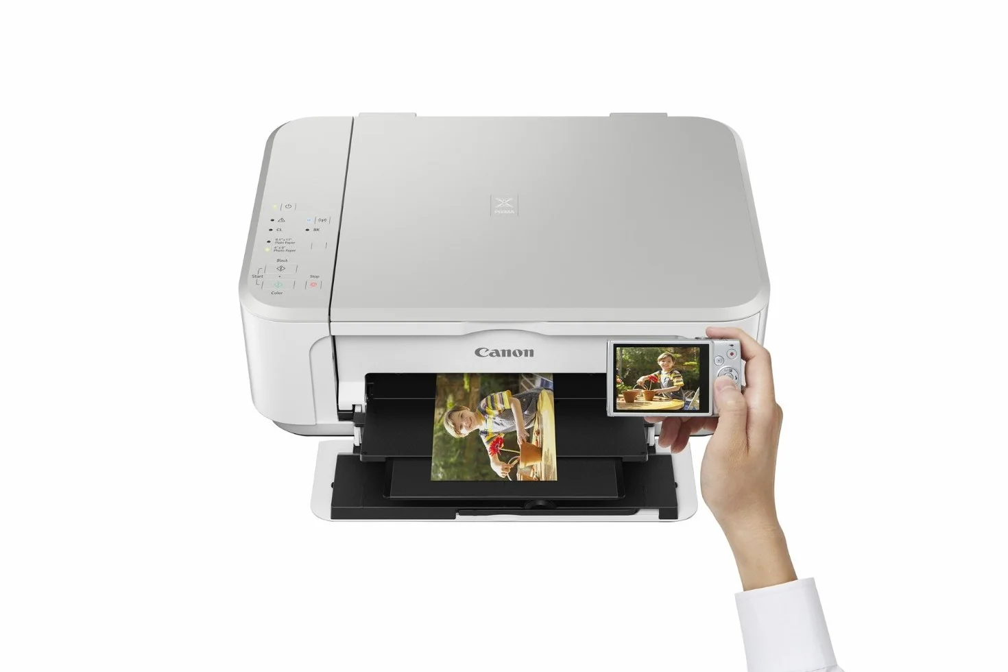 Canon PIXMA MG3650 - Impresora multifunción de Tinta (B/N 9.9 PPM, Color 5.7 PPM), Color Blanco
