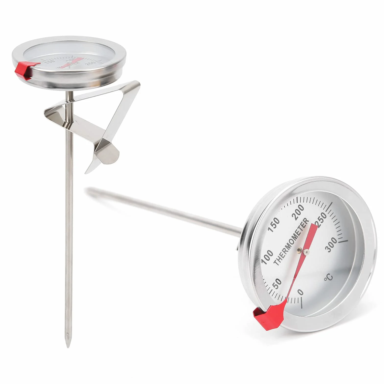 Termómetro para Freír de Acero Inoxidable TTE35125 30 cm Pantalla Grande