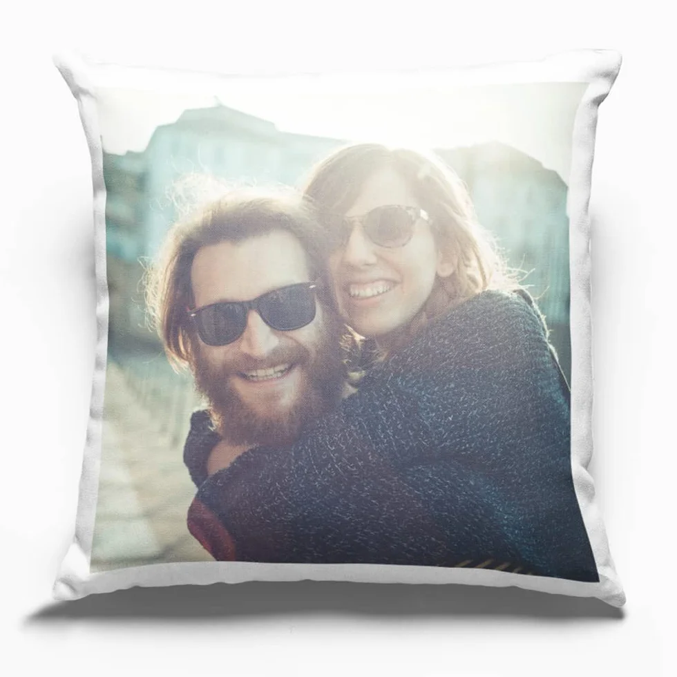 Cojín Personalizado con Foto y Texto 35x35 Regalo Original