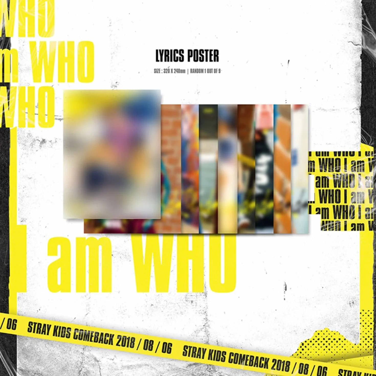 STRAY KIDS 2nd Mini Album I am WHO WHO Ver. Photobook CD-R QR Photocards Lyrics Poster Pin Badges