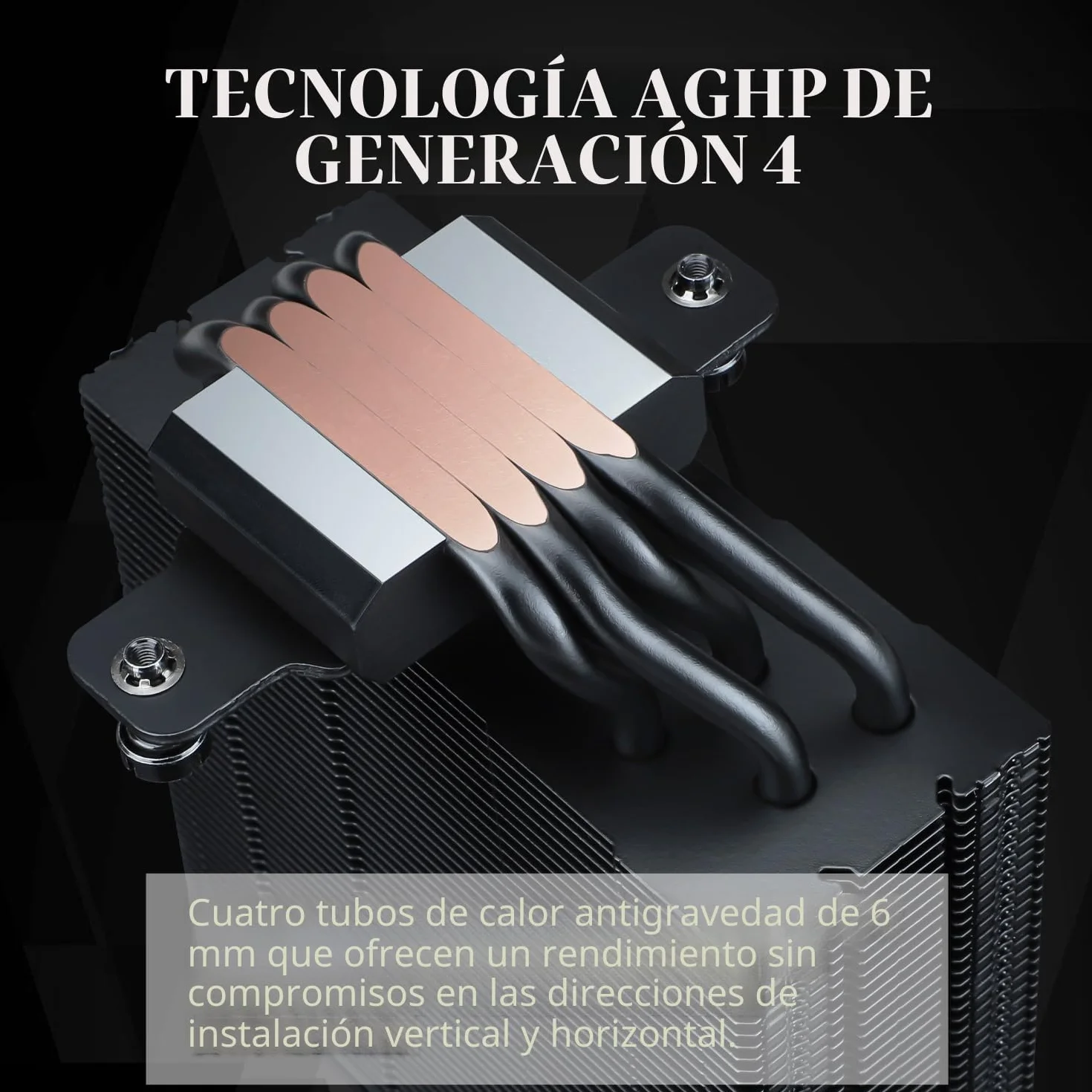 TR Assassin Spirit 120 EVO Negro Enfriador de CPU, Fan ARGB 120mm PWM Quiet, Tecnología AGHP 4, Soporte Intel LGA1700/1150/1151/1200 AMD AM4/AM5