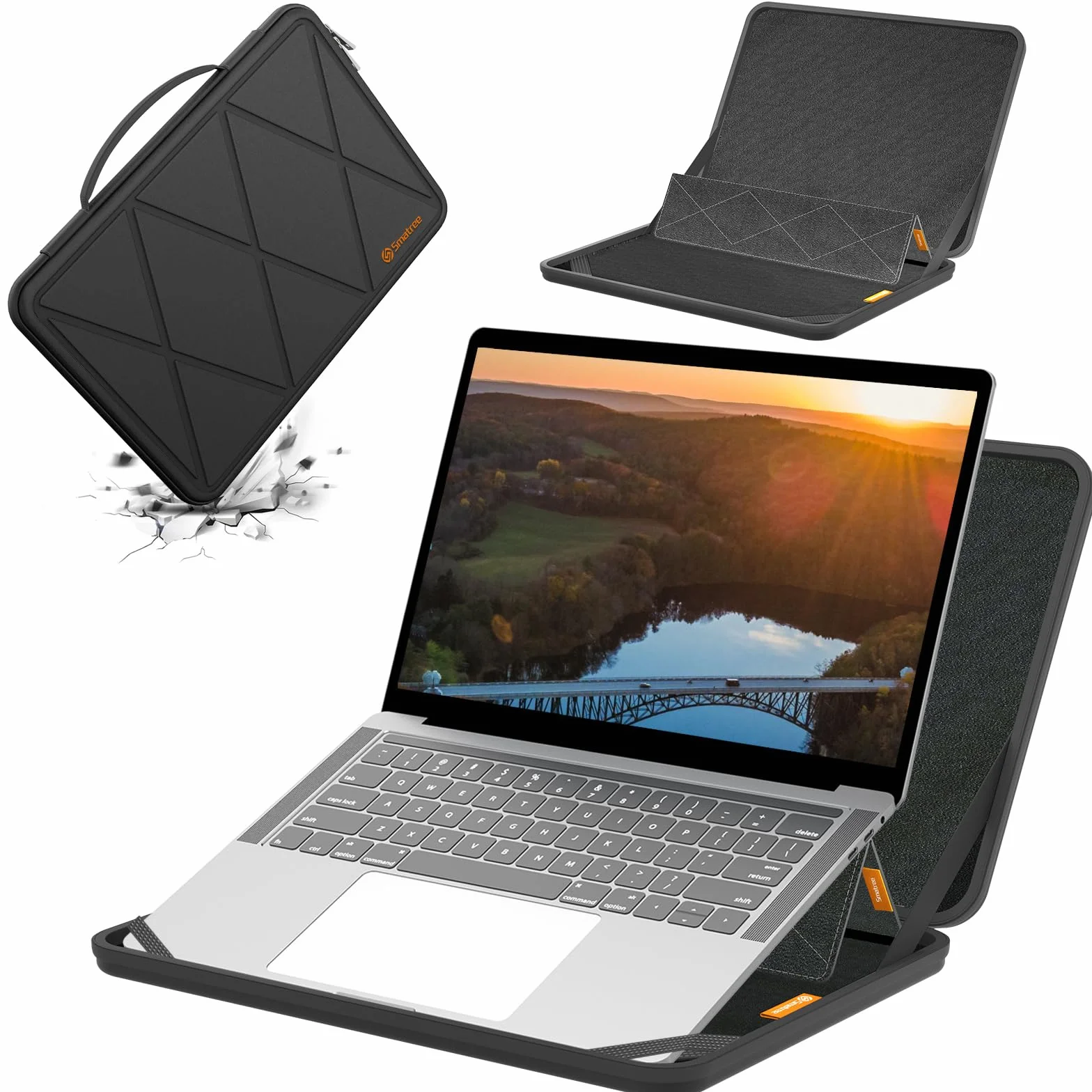 Smatree MS96 Protección rígida 16 Pulgadas Funda para portátil Compatible con HP OMEN Laptop 16, DELL Alienware m16 R2