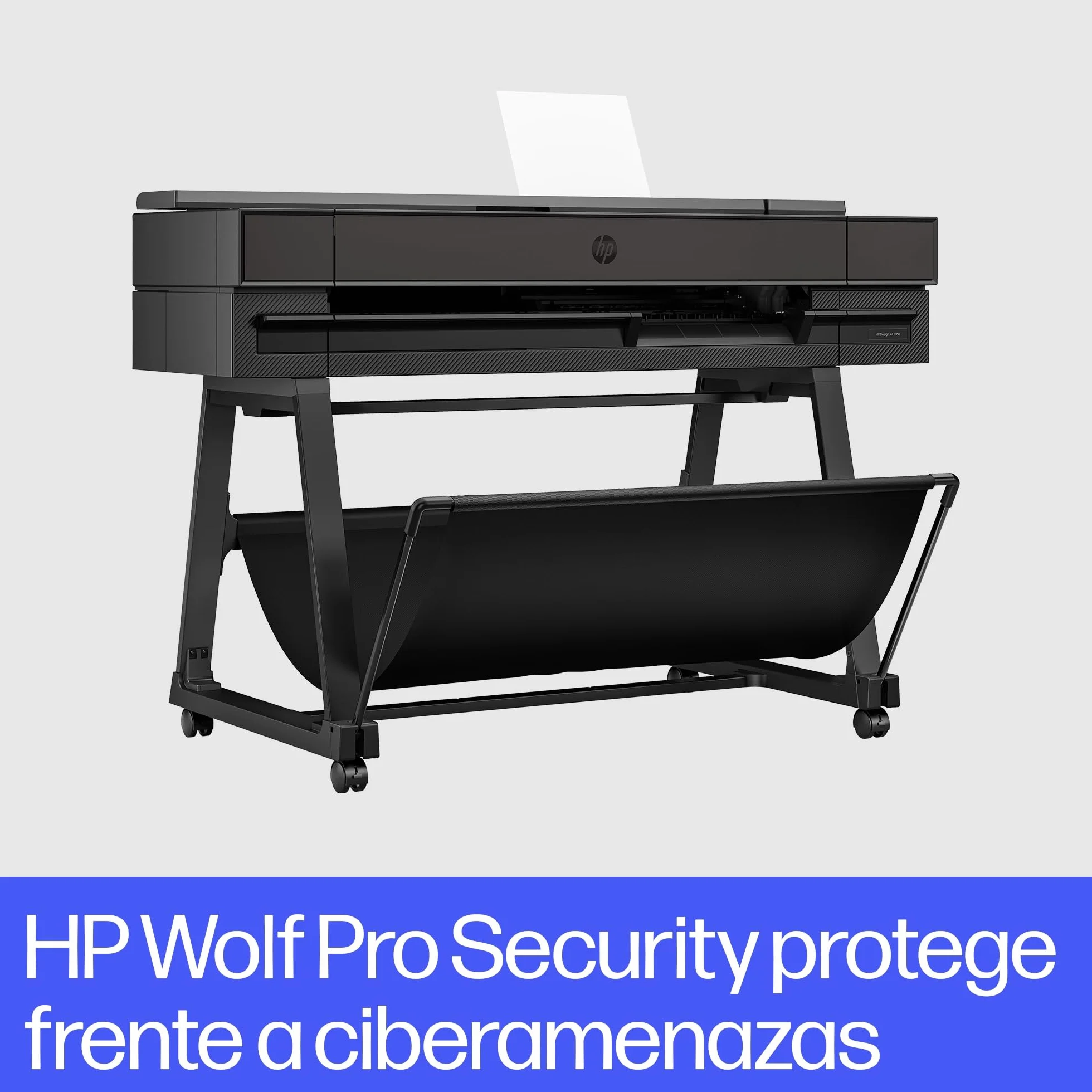 HP DesignJet T850 91 cm (2Y9H0A), Impresora de Gran Formato, Plotter, Estándar A4-A0, 90 Impresiones A1/h, Wi-Fi, Ethernet, USB, 2400x1200 dpi, Tintas Flex Tech, Garantía de 2 Años, Click, Negro