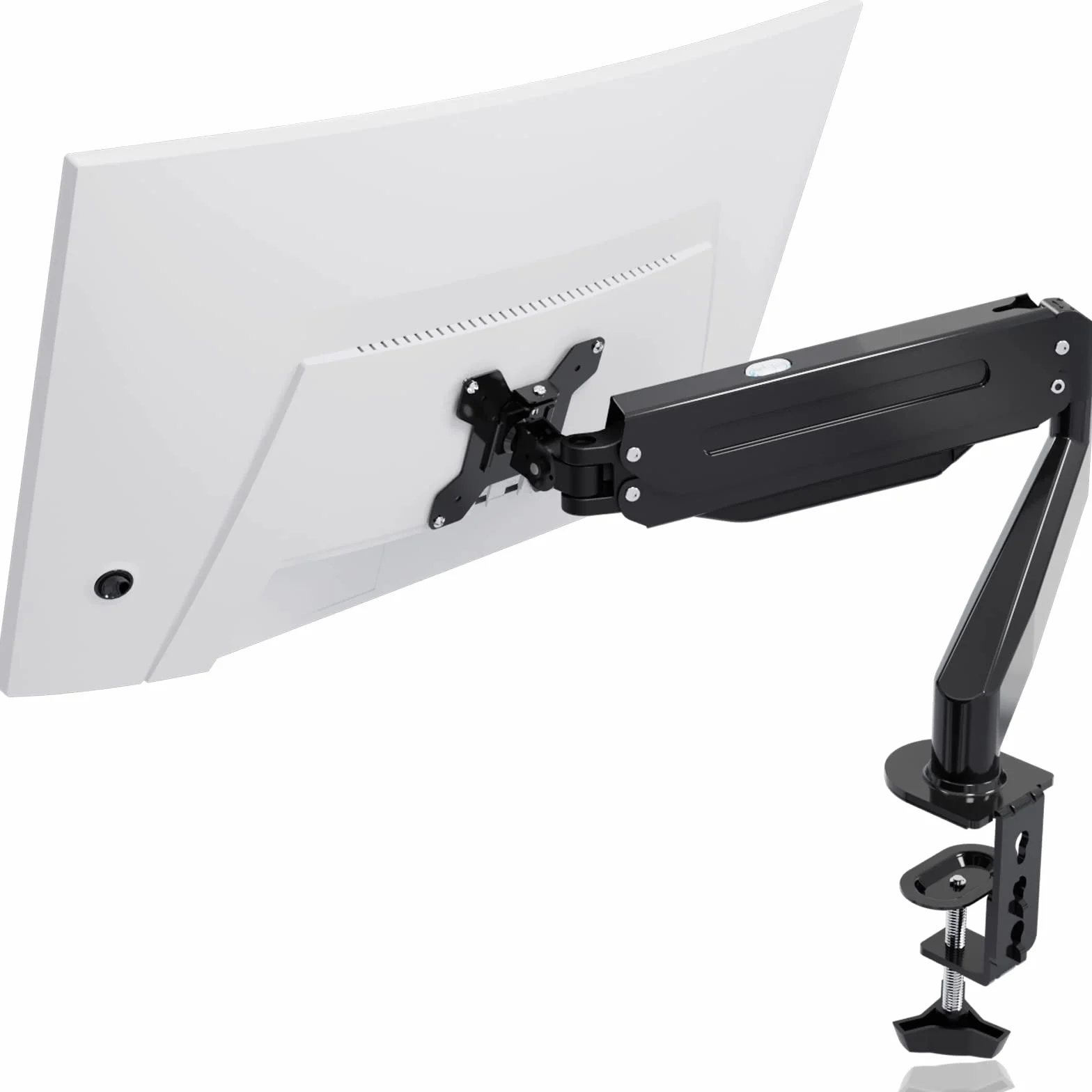 suptek Soporte de Resorte de Gas Totalmente Ajustable para monitores de 17-27 Pulgadas LCD/LED, Soporte VESA 75-100 mm Capacidad de Peso de hasta 6kg Soporte Monitor de PC MD8