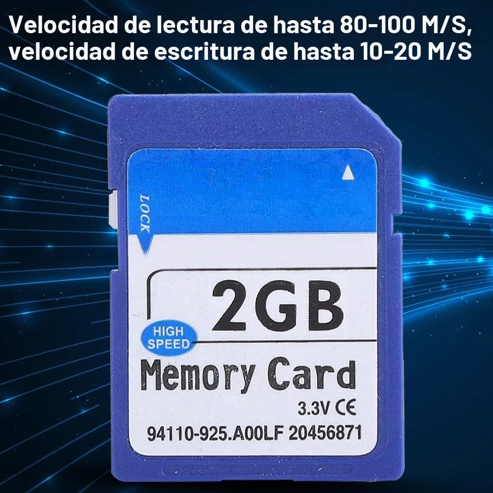 ASHATA Tarjeta de Memoria 1G / 2G / 8G / 16G / 32G / 64G, Tarjeta de Memoria Universal de Alta Velocidad para MP3, MP4, cámara, SLR, para PSP, Altavoz de Tarjeta de Enchufe, Altavoz, etc.(2GB)