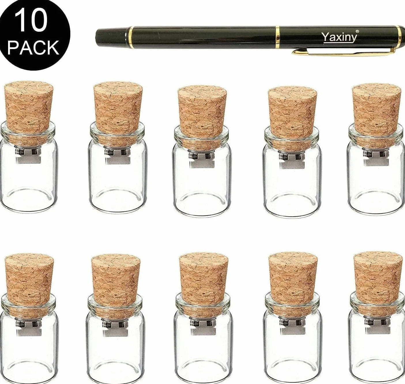 Memoria USB de alta calidad, bonito diseño de botella de deriva (10 unidades) (32.0 GB)
