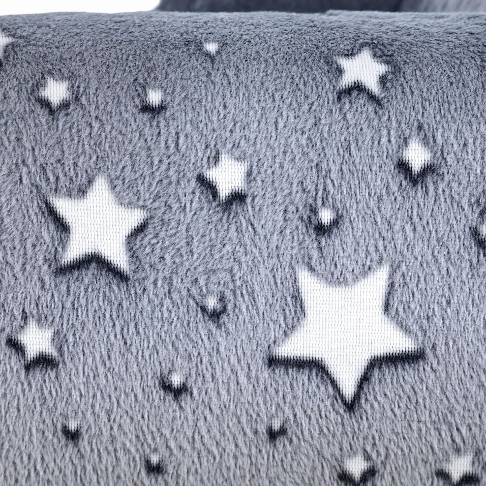AIYAPLAY Sillón Infantil con Reposabrazos Estrellas Brillan Oscuridad Sofá Niños 18-36 Meses Terciopelo 45 kg Gris