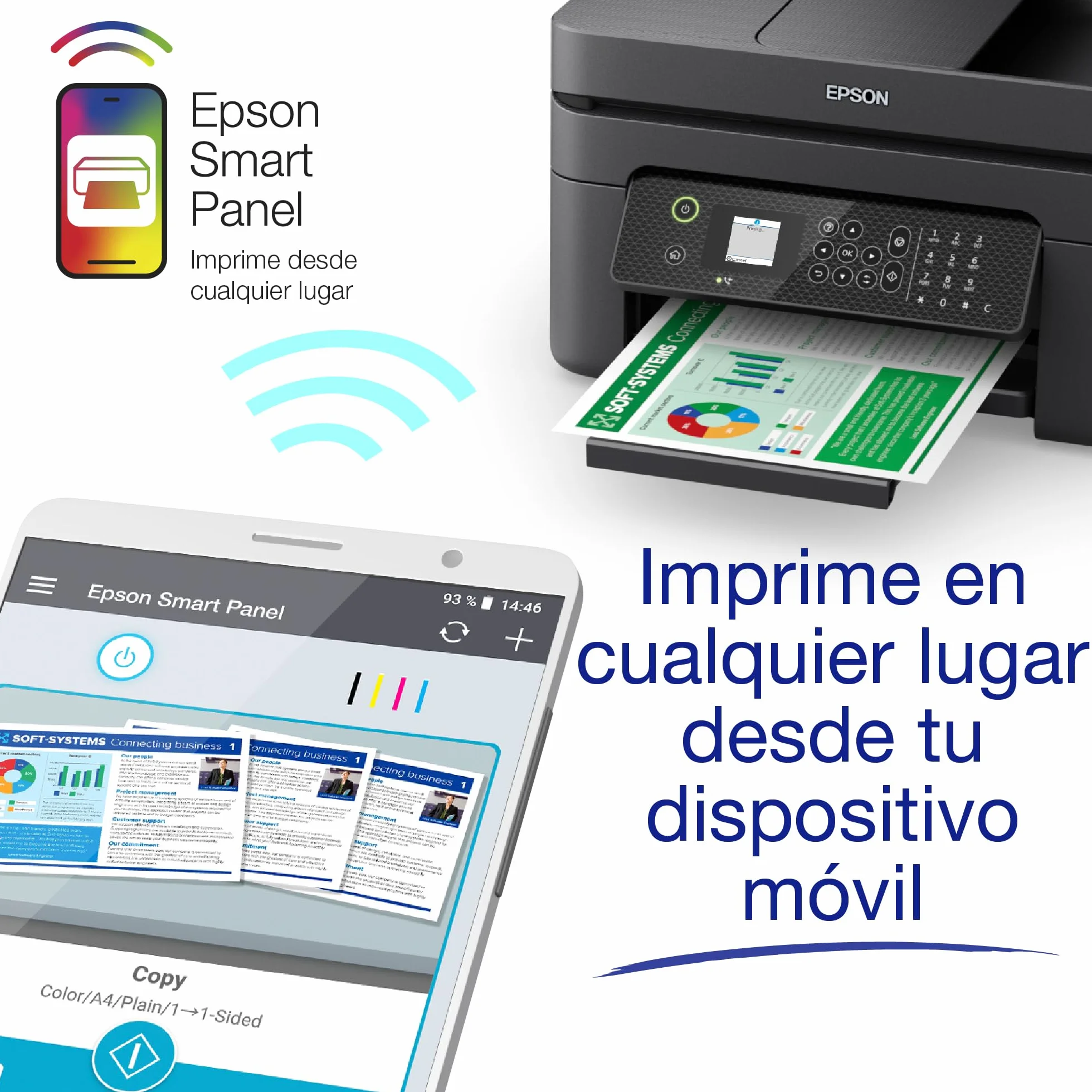 Epson Impresora de inyección de Tinta multifunción Expression Premium XP‑7100 A4 con conectividad inalámbrica