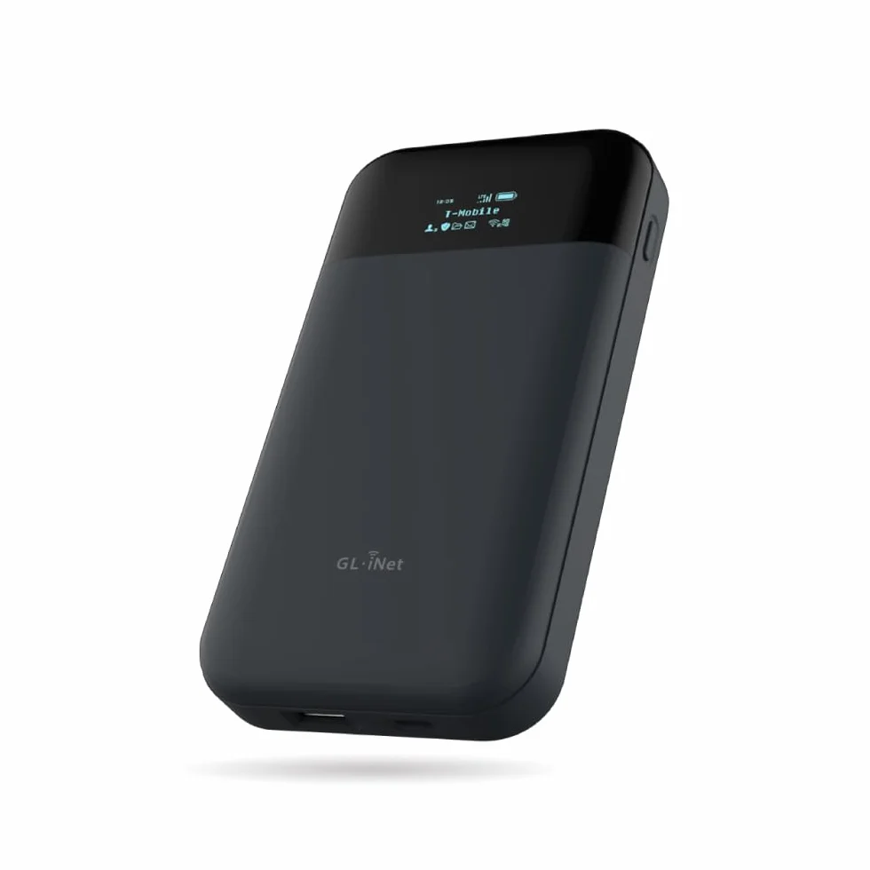 GL.iNet GL-E750V2 (MUDI) Punto de Acceso Wi-Fi portátil 4G LTE para Viajes | Dispositivo de Punto de Acceso Móvil, OpenWrt, OpenVPN, WireGuard, Tor, 7000mAh, Versión Global