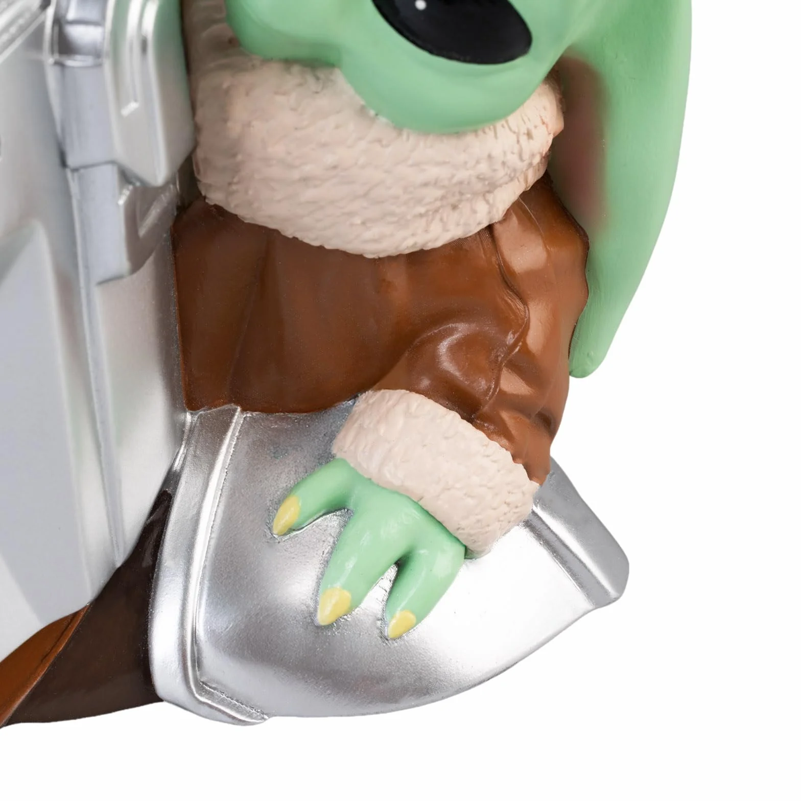 Star Wars Mandalorian Sujetalibros Figuras Originales Casco y Grogu para Estantería