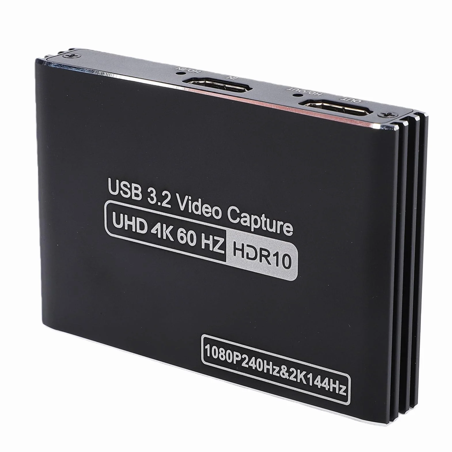 Tarjeta de Captura de Vídeo, Tarjeta de Captura 4K HDMI a USB C 1080P 60FPS, USB 3.0 Plug and Play para Grabación de Juegos en Streaming
