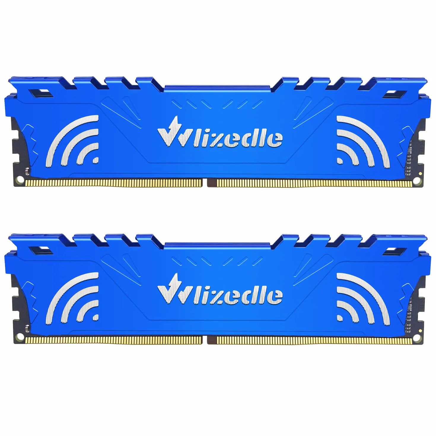 32GB Kit (2x16GB) DDR4 Memoria RAM 3200MHz XMP 2.0 CL16 UDIMM, Memória de Computador PC4-25600 288-Pin 1,35V Non-ECC Módulo de RAM Upgrade para Ordenador de Sobremesa(Azul)