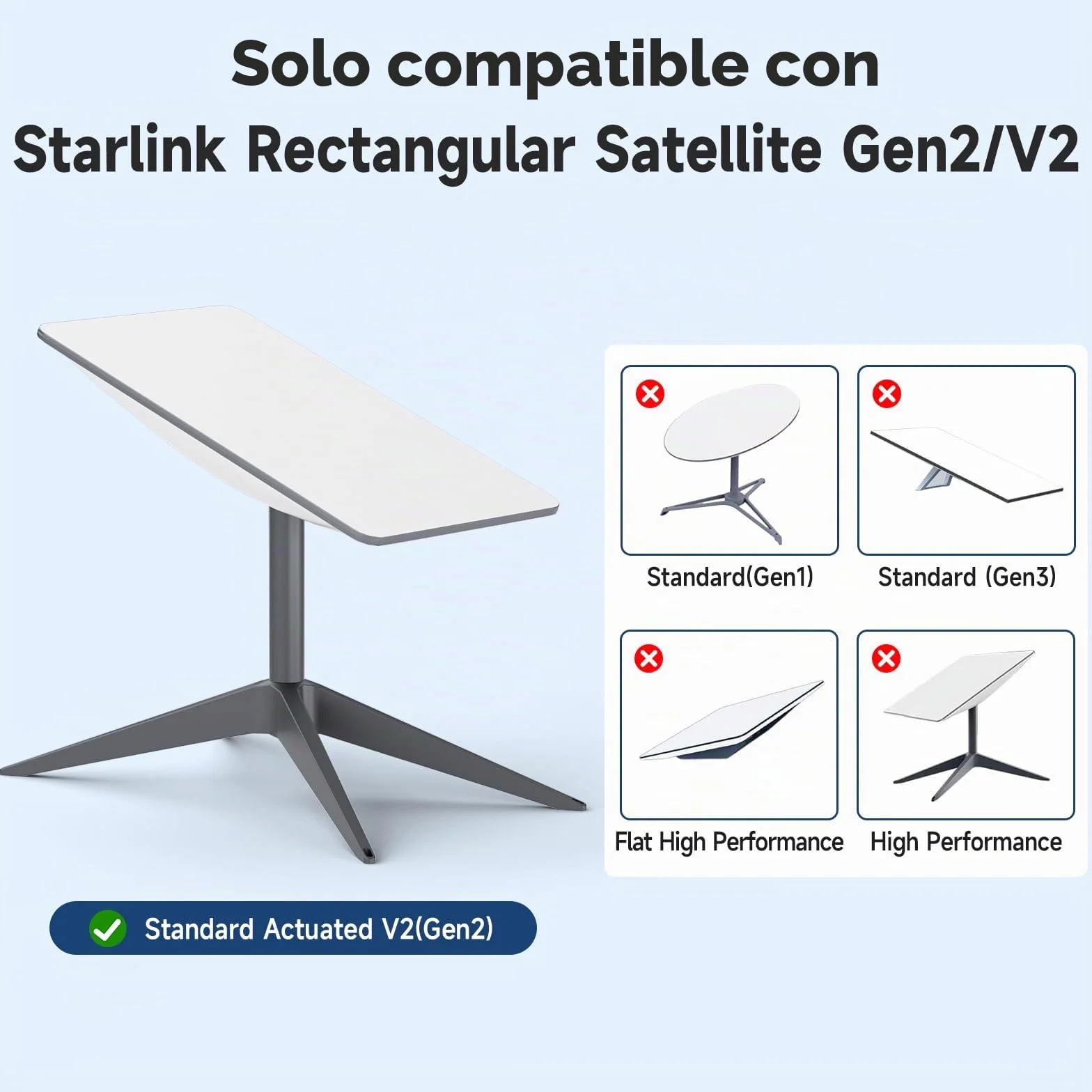 Starlnk - Adaptador Ethernet para Starlk V2, adaptador a RJ45 Gigabit Ethernet de conexión de red rápida y estable para operado Gen 2 Extensor WiFi Hub | Gris