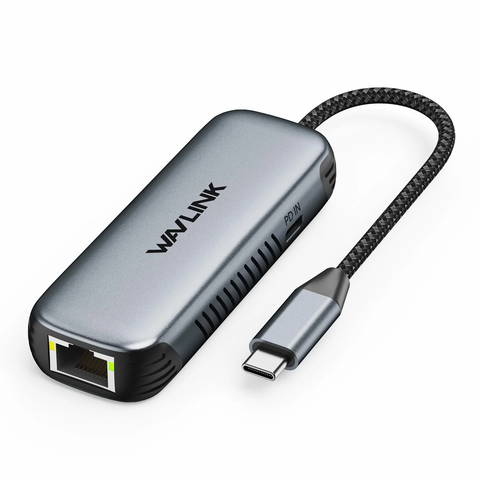 WAVLINK USB C to Ethernet Adapter with 95W PD, Gigabit 5Gbps Ethernet to USB C RJ45 Adapter Compatible with Laptop, Win 10/11, Mac OS 11 o Posterior, Linux.