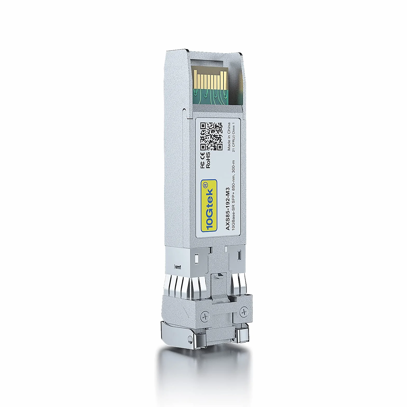 10Gtek 2-Piezas 10G SFP+ SR Multimodo Transceiver, 10GBase-SR LC Módulo Compatible para Cisco SFP-10G-SR, Meraki, Mikrotik S+85DLC03D, Ubiquiti UniFi, Netgear, Zyxel, D-Link, TP-Link, Open Switch