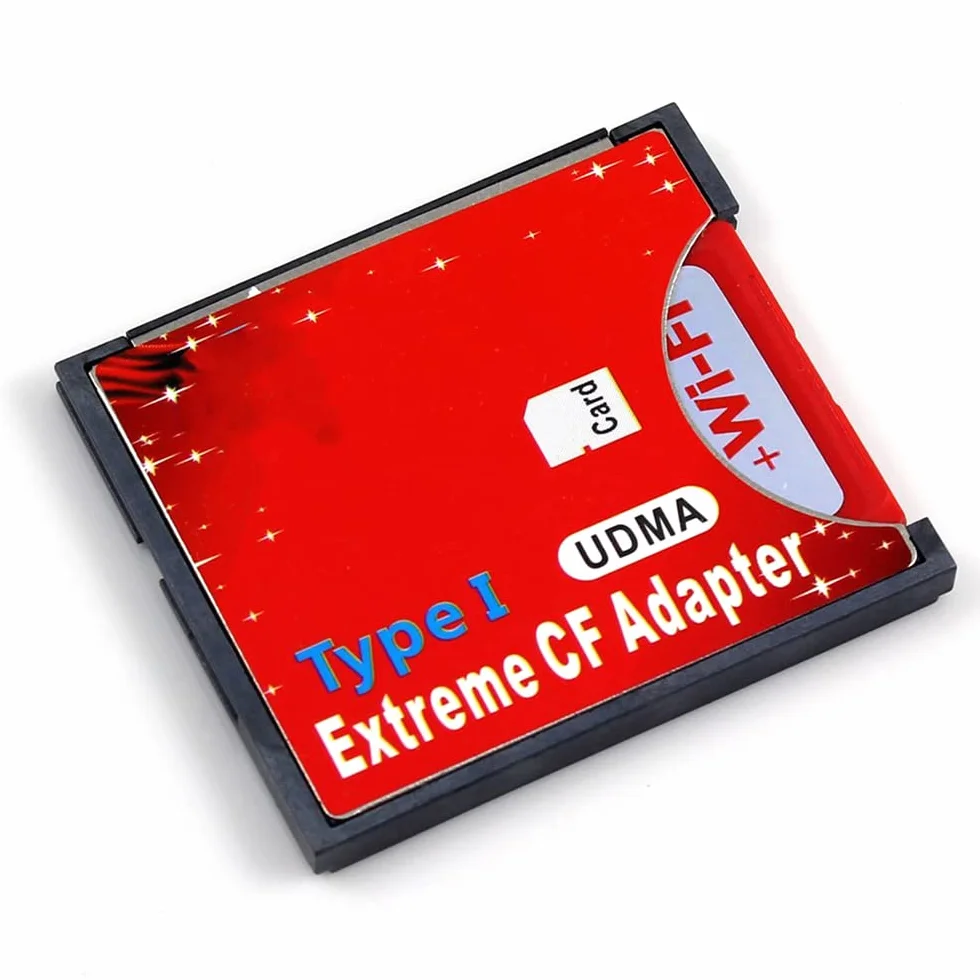 Adaptador SD SDHC SDXC a flash compacto extremo de alta velocidad CF tipo I