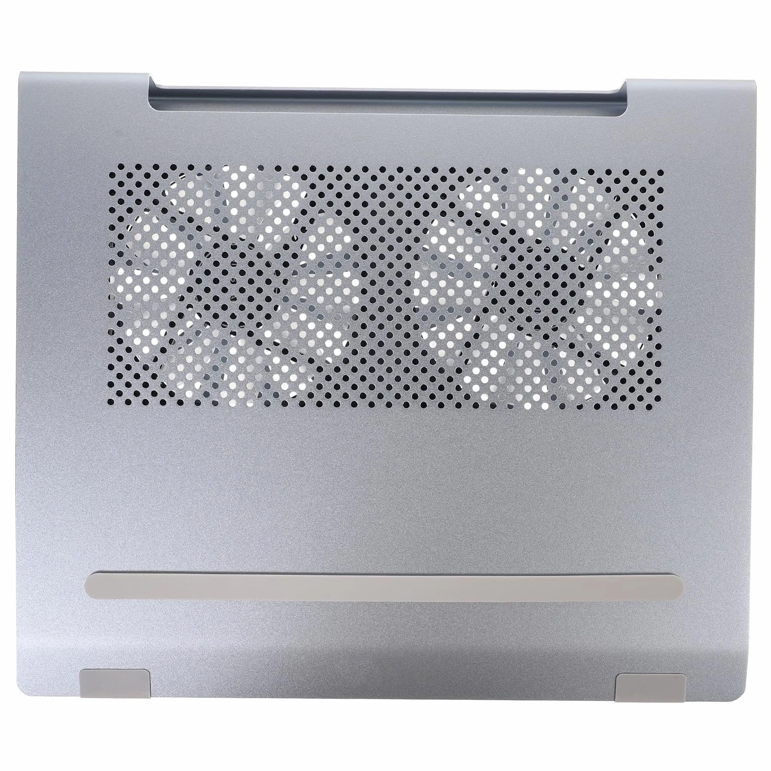 Soporte para Portátil de Aleación de Aluminio Base de Refrigeración Ventiladores Duales Diseño Hueco Adecuado para Laptop y Decoracion Verano