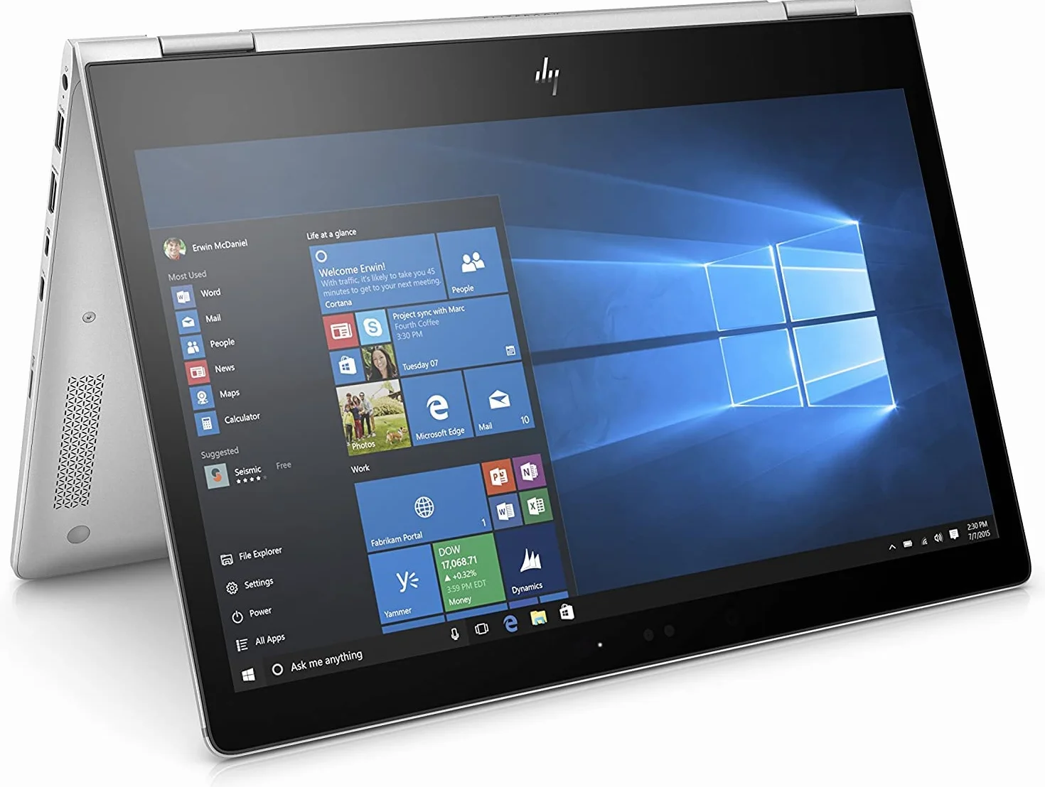 HP Elitebook X360 1030 G2 | Core i5-7200 | 8 GB RAM | SSD 256 GB | 13,3″ FHD Touch Convertible (reacondicionado)