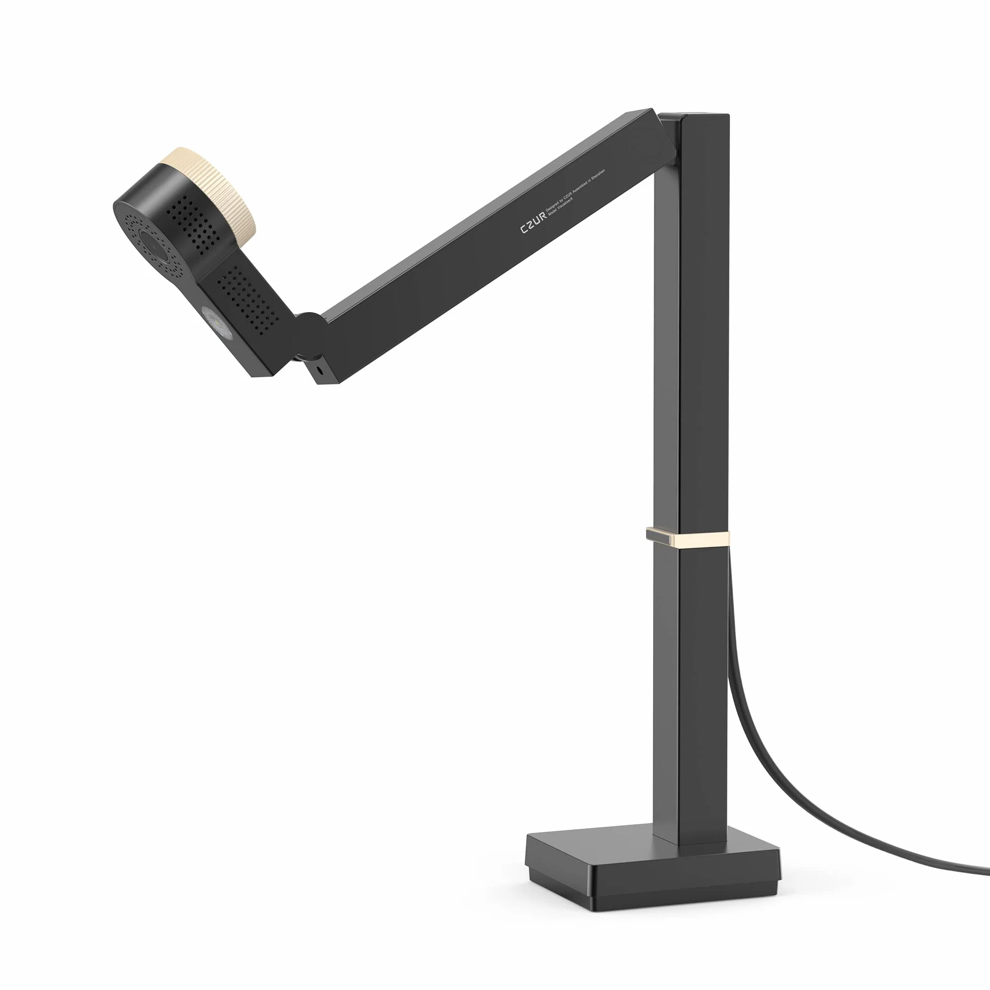CZUR Fancy S Pro 12MP Documento Visualizador Cámara HD 330PPP/60FPS Captura Tamaño A3 4K Cámara Web con Micrófono y Luces LED