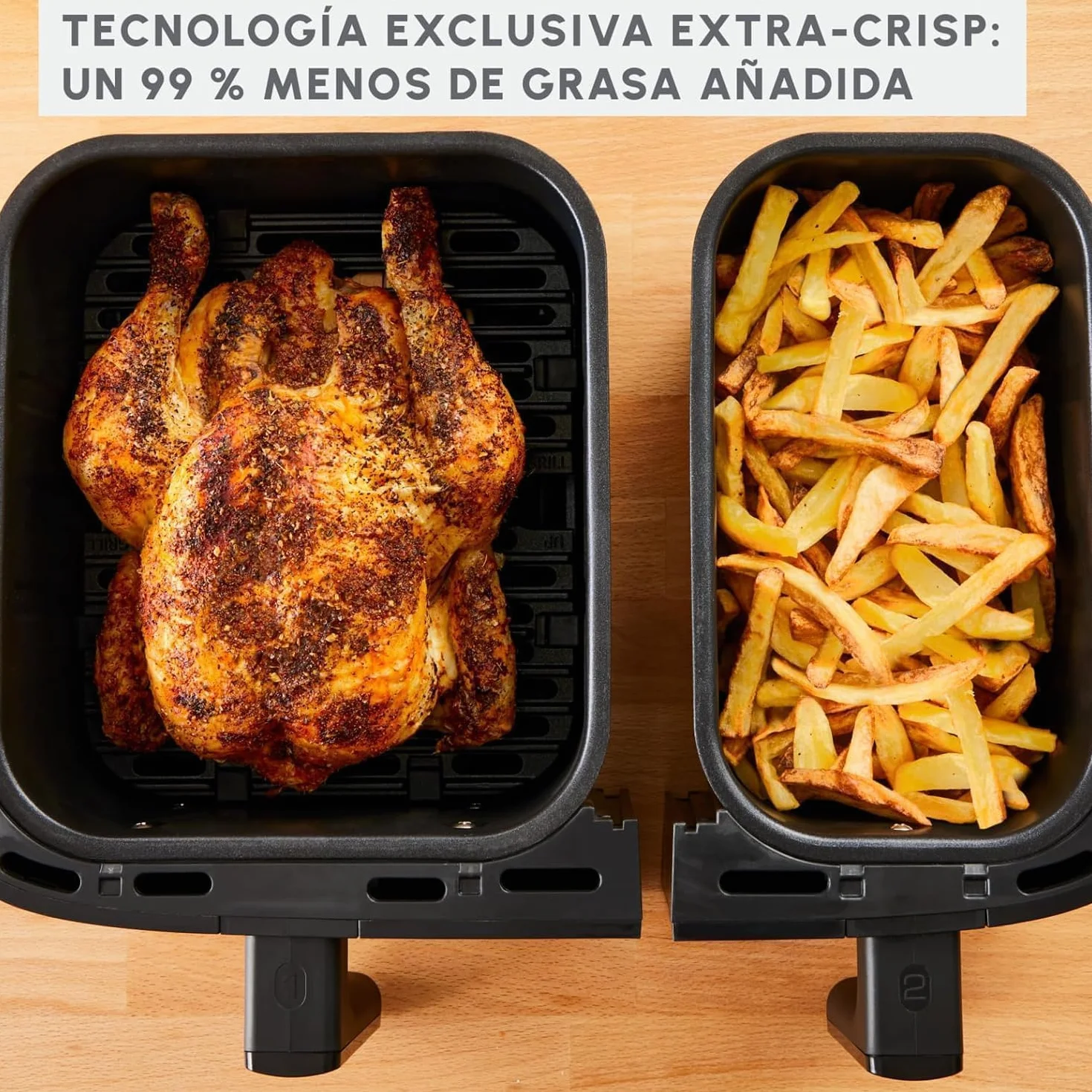 Moulinex Dual Easy Fry Freidora de aire 8,3 L 7 programas EZ9018