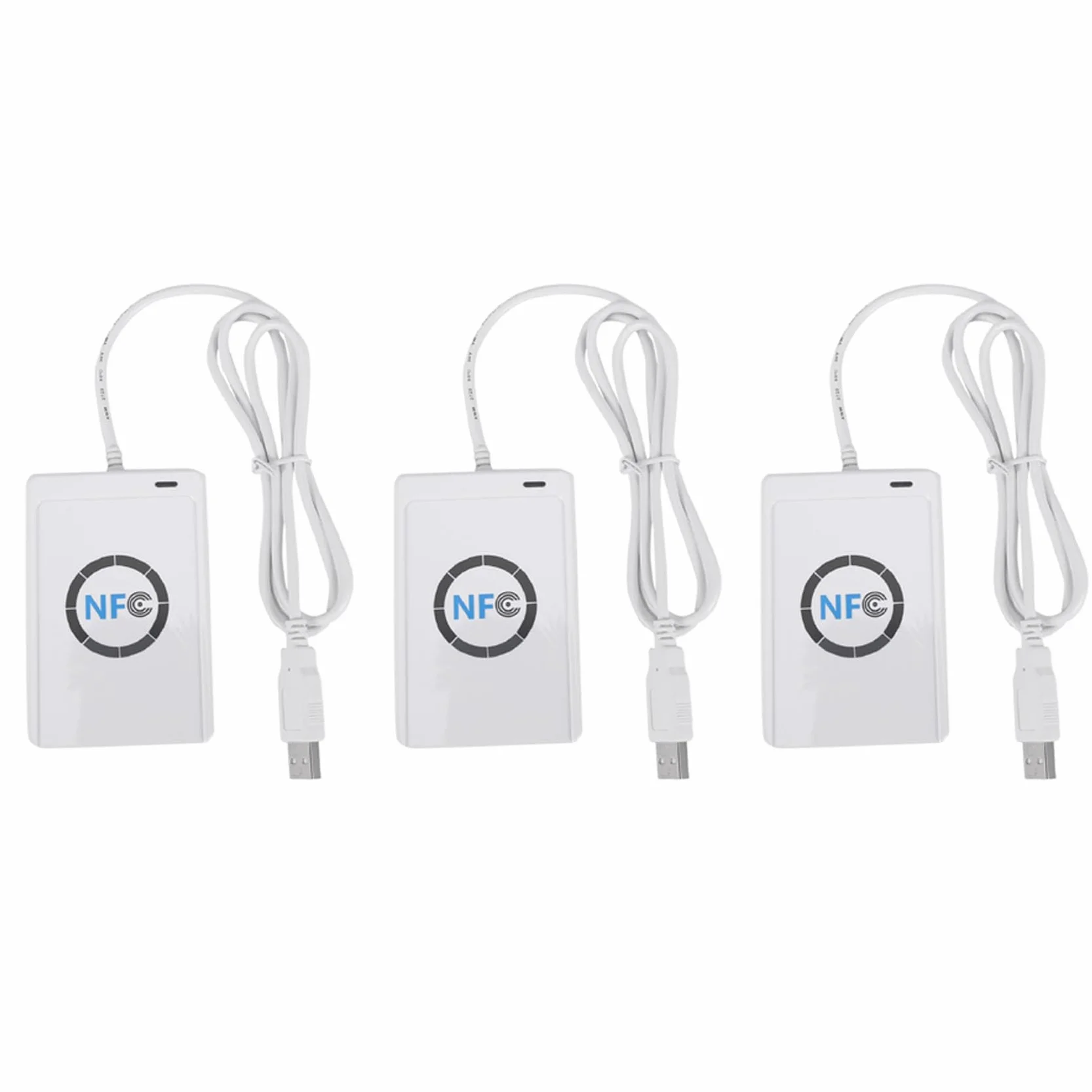 3X Lector de Tarjetas USB NFC Y Escritor ACR122U-A9 China Lector de Tarjetas RFID Sin Contacto Lector Inalámbrico NFC de