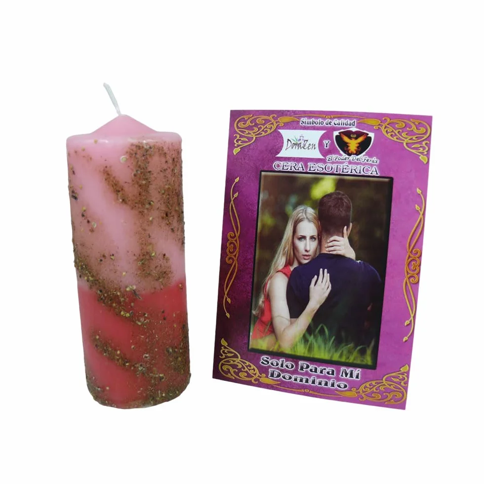 Velón Herbóreo Solo para mí - Ritual místico para el amor verdadero y el control emocional - Las Velas de Mariano