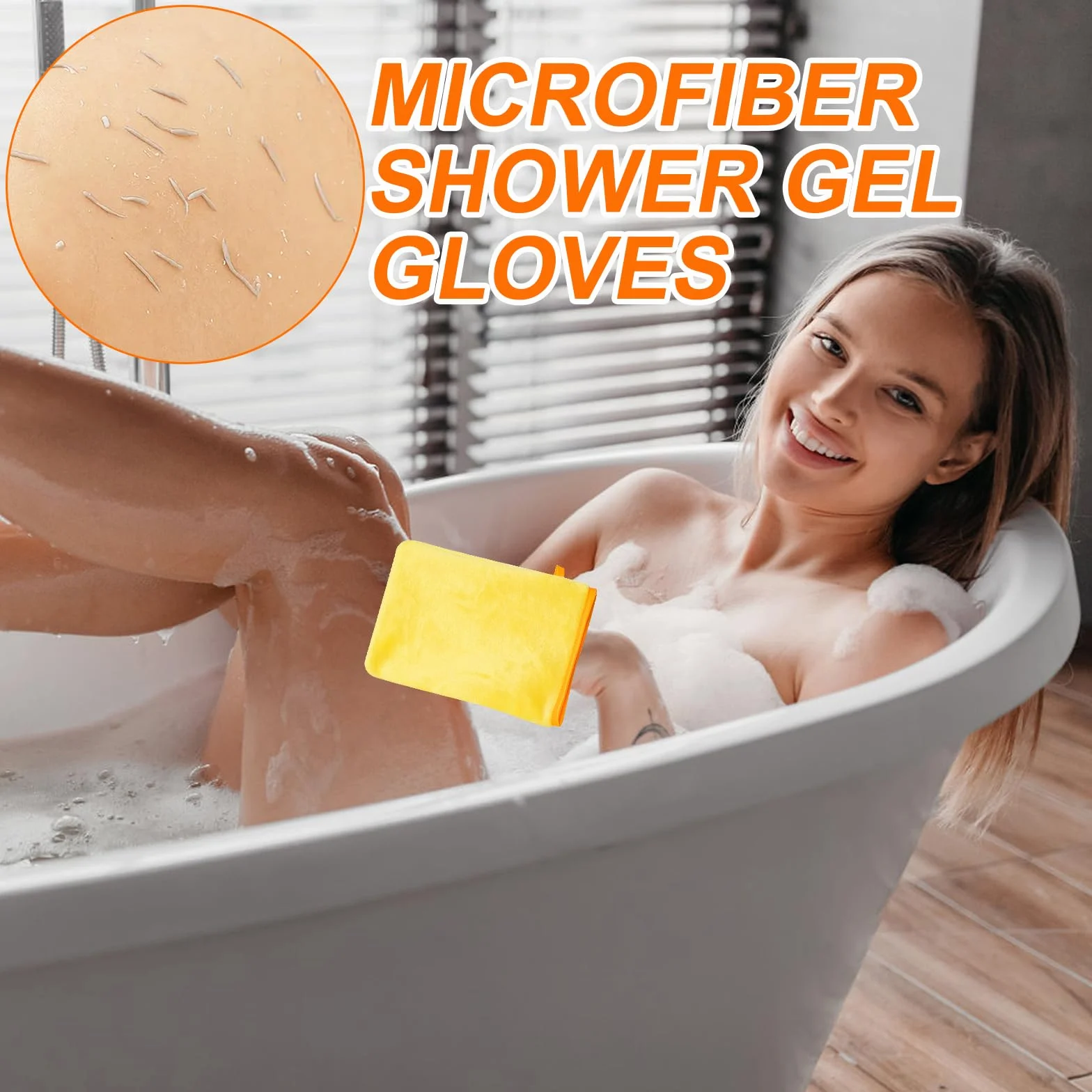 Manoplas Baño 15x21 cm Microfibra Suave, Guantes de Limpieza Facial Reutilizables, 8 Piezas