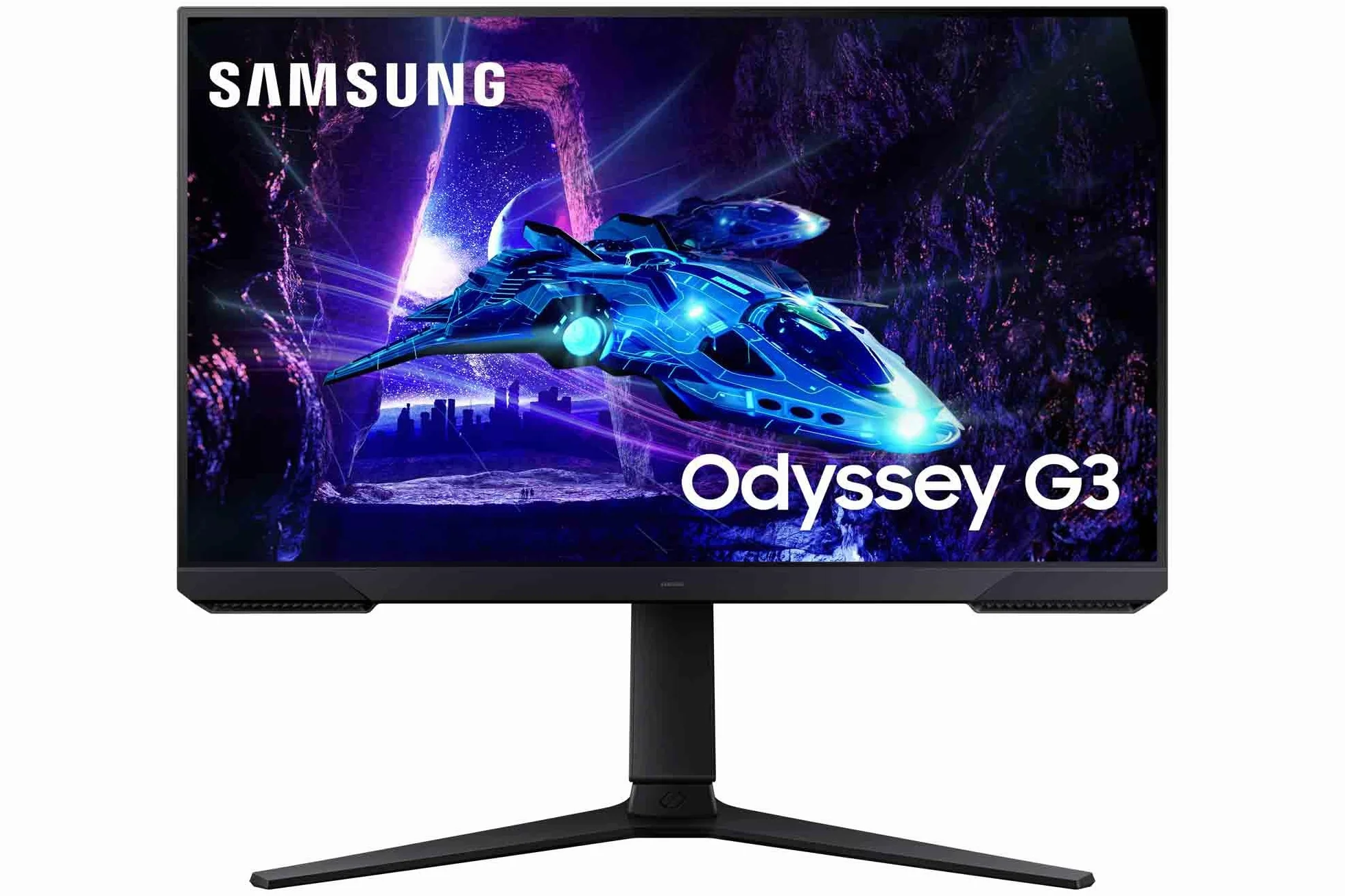 Samsung LS24DG300EUXEN - Monitor Gaming Odyssey G3 de 24" Full HD (1920 x 1080, 16:9, 180Hz, 1ms, Panel IPS, AMD FreeSync, Modo Eye Saver, Flicker Free), Negro, Versión 2024
