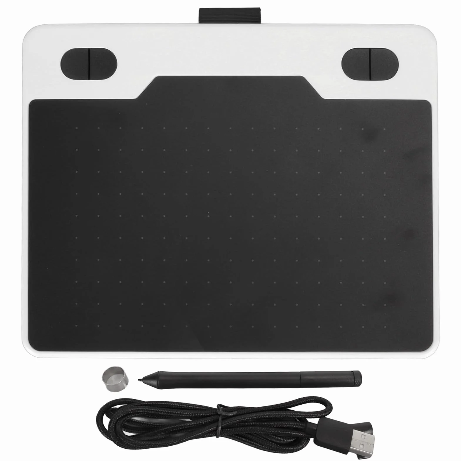 Tableta Gráfica de Dibujo con 8192 Niveles de Presión, 233PPS y 5080LPI, Teclas Personalizables, Arte Digital para Enseñar, Trabajar
